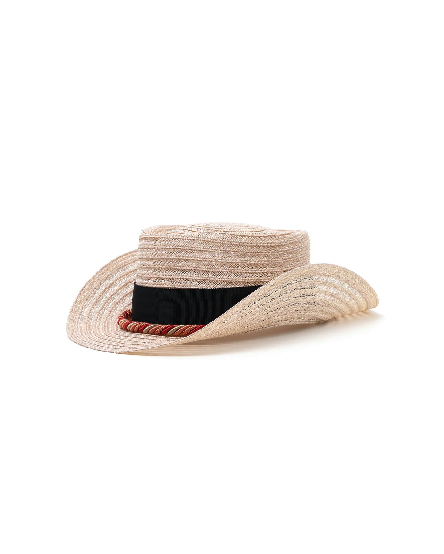 D'ESTREE Straw boater hat