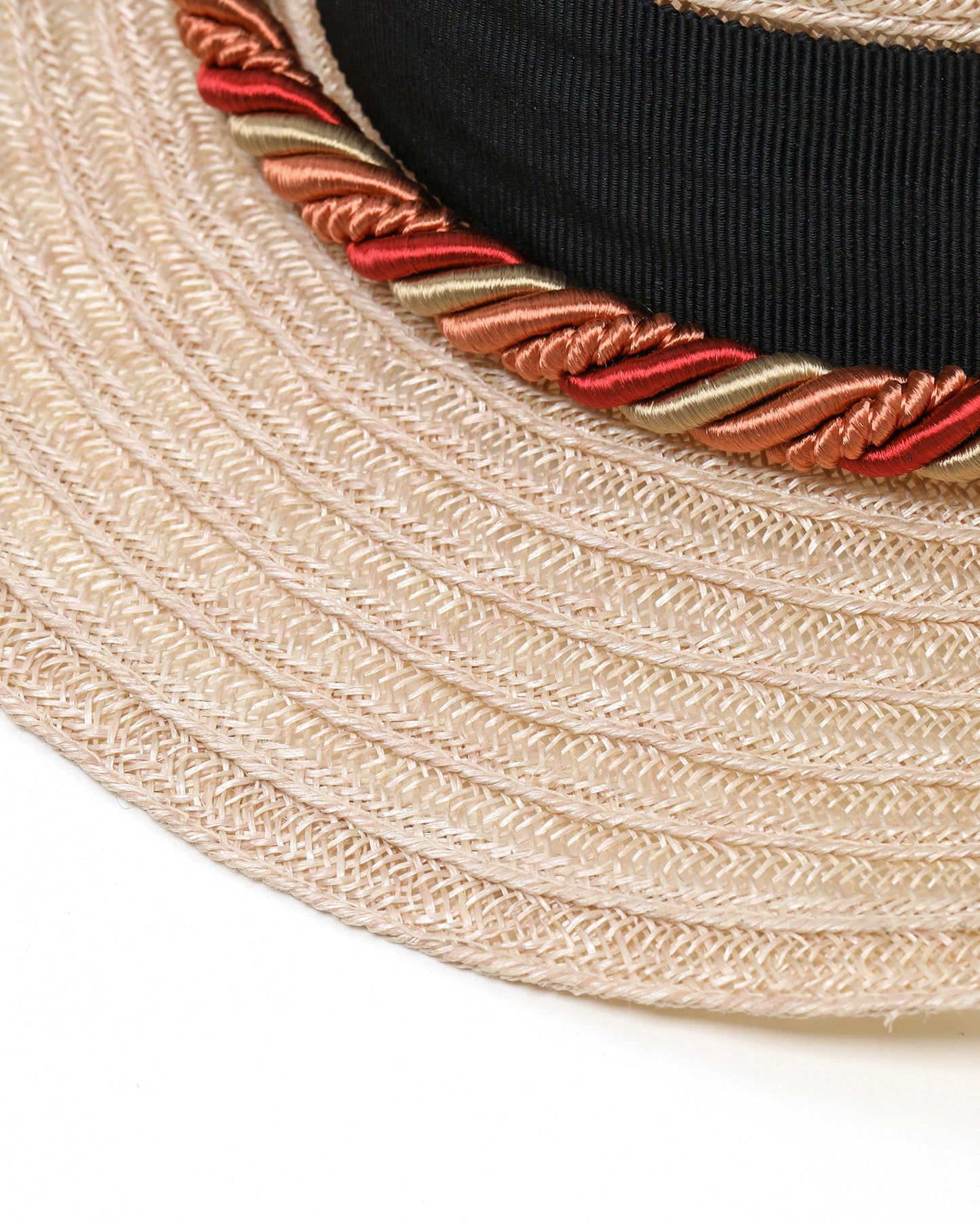 D'ESTREE Straw boater hat