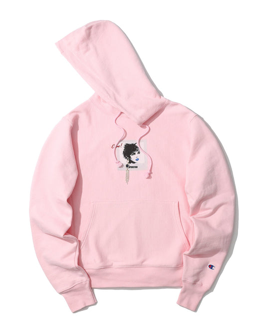 ECHTEGO X Champion Faux gem embellished hoodie