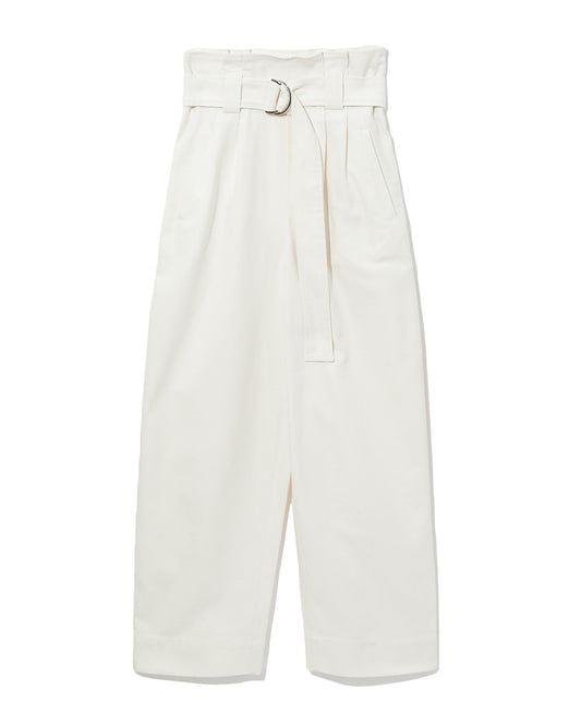 GANNI Cropped belted pants