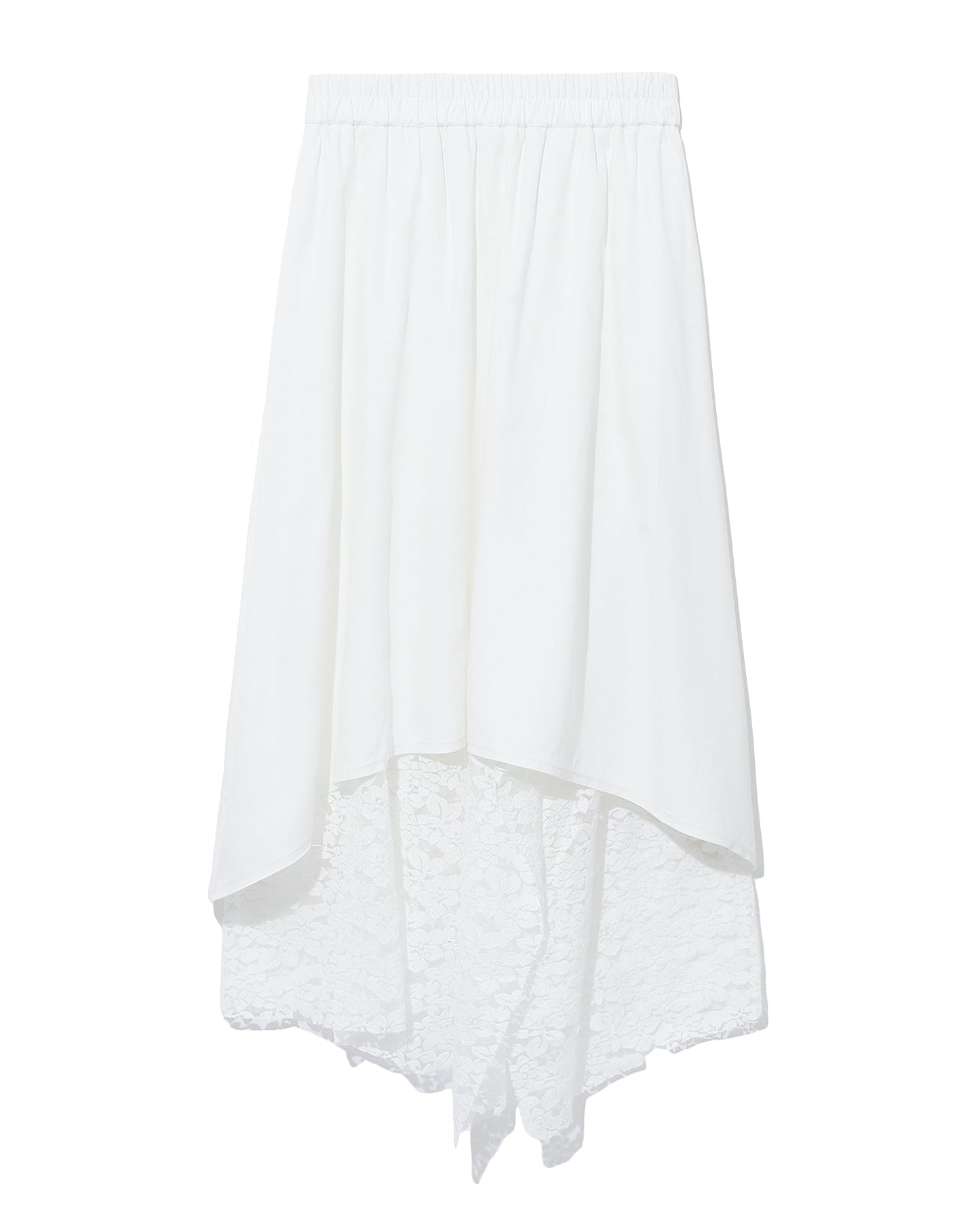 GOEN.J Layered lace skirt