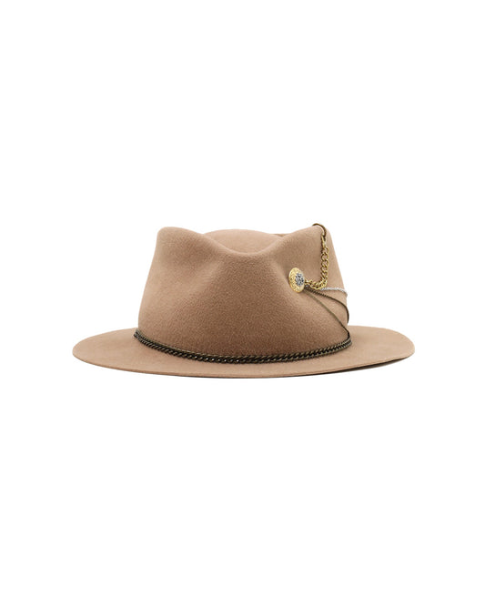 GLADYS TAMEZ MILLINERY Felt velour hat