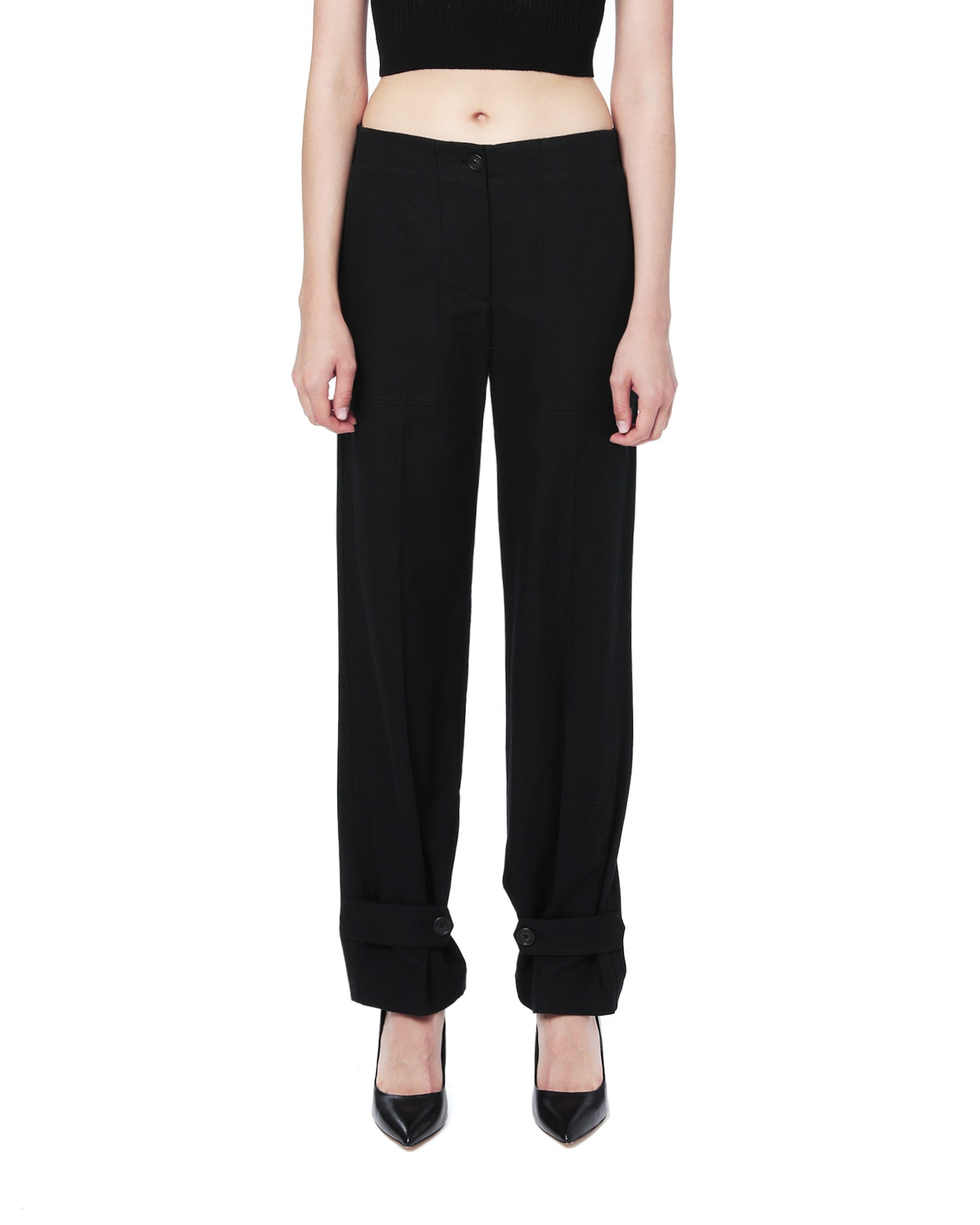 HELMUT LANG Linen straight-leg pants