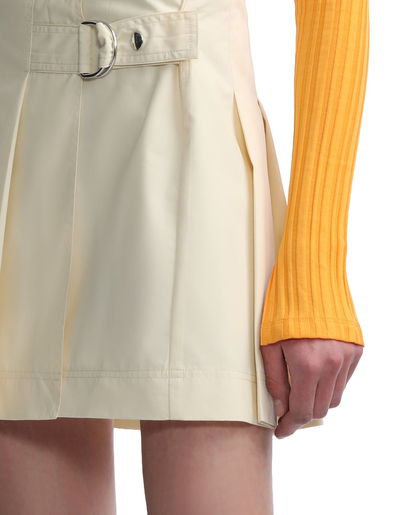 HELMUT LANG Pleated mini skirt