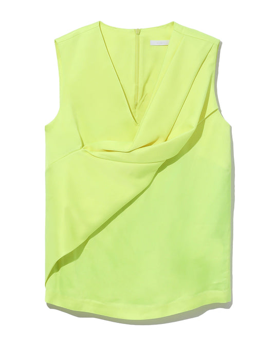 HELMUT LANG Satin knot twist top