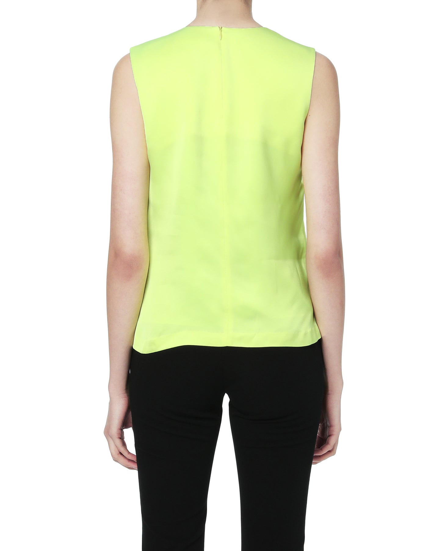 HELMUT LANG Satin knot twist top