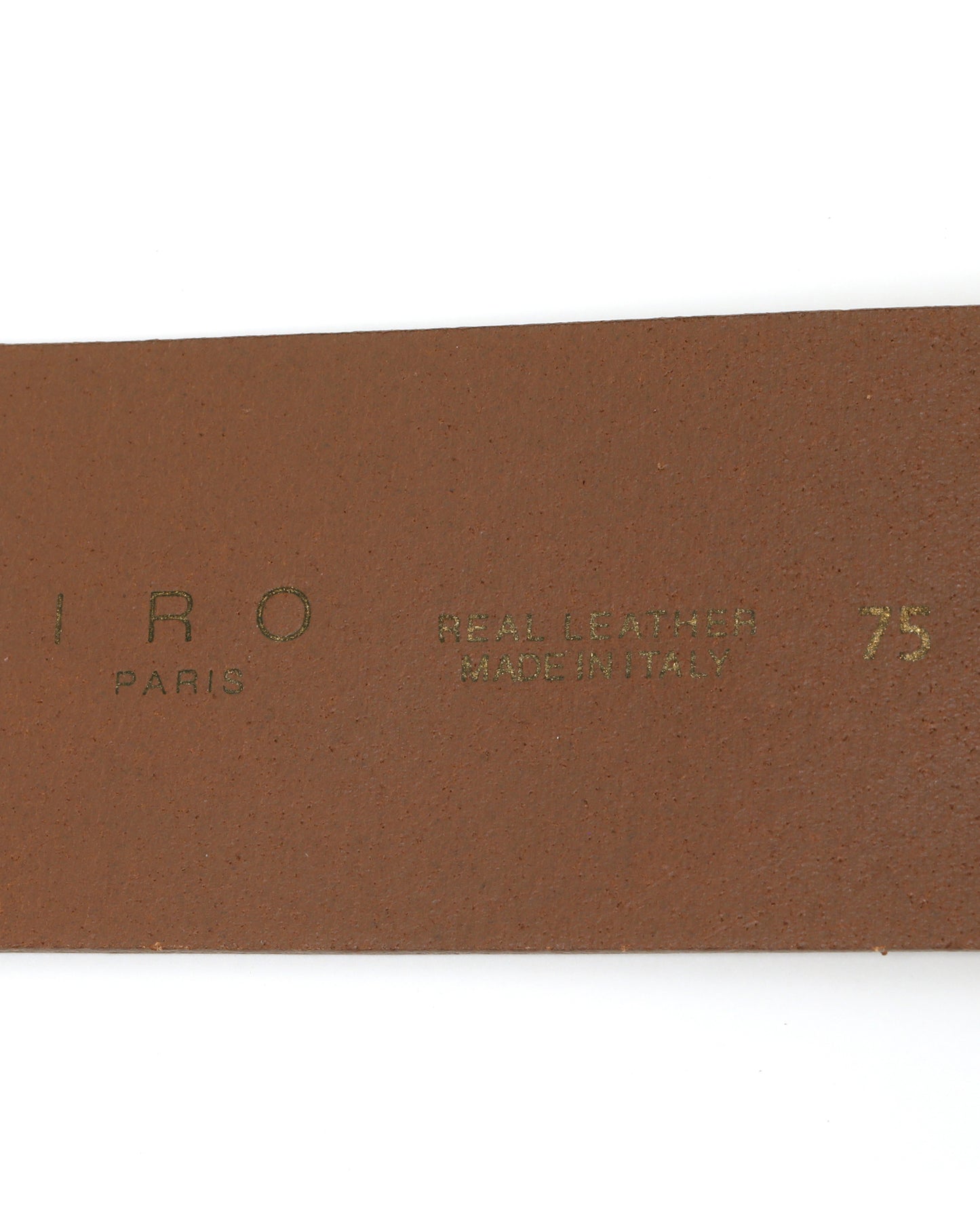 IRO Engraved leather belt