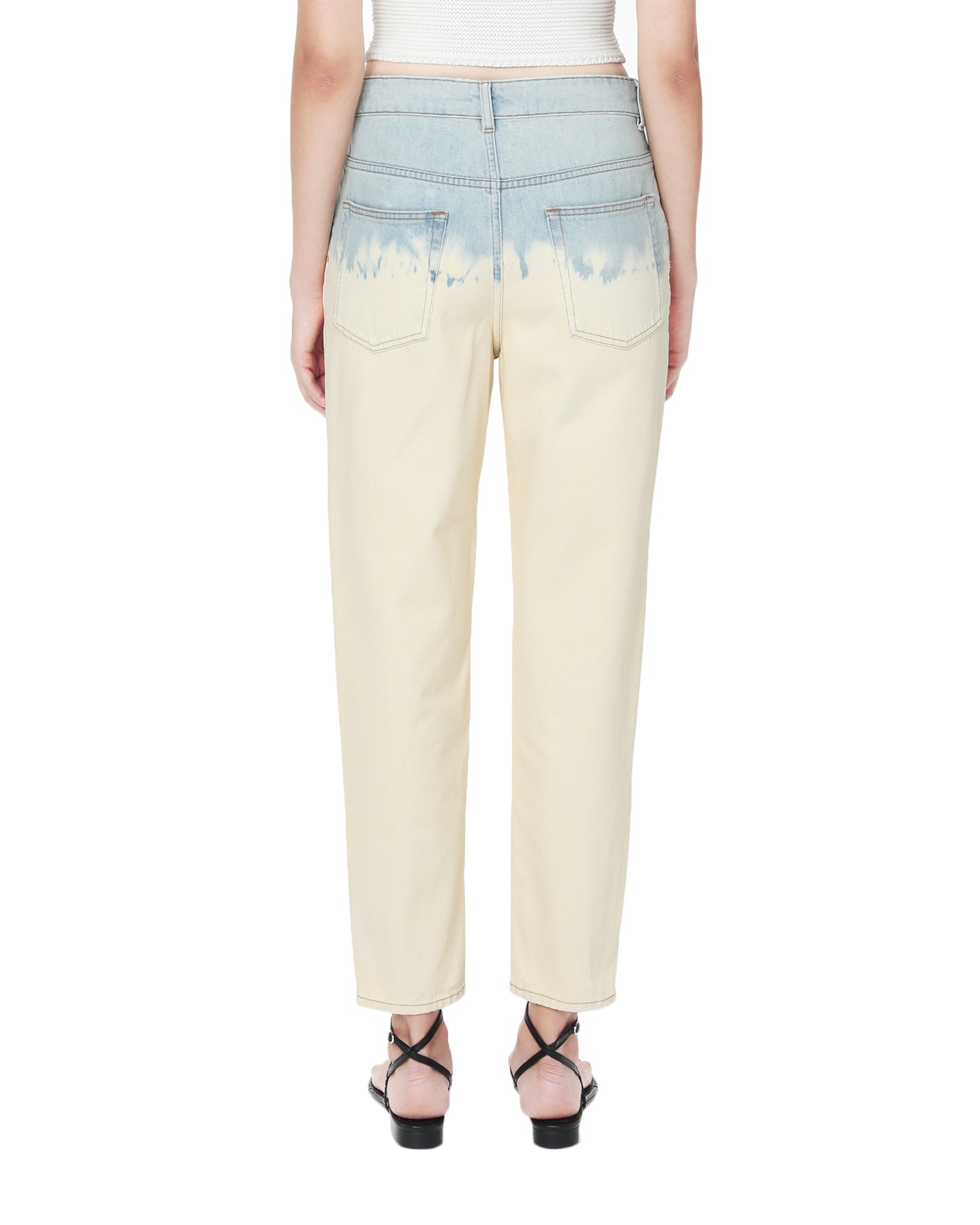 IRO Contrast straight-fit jeans