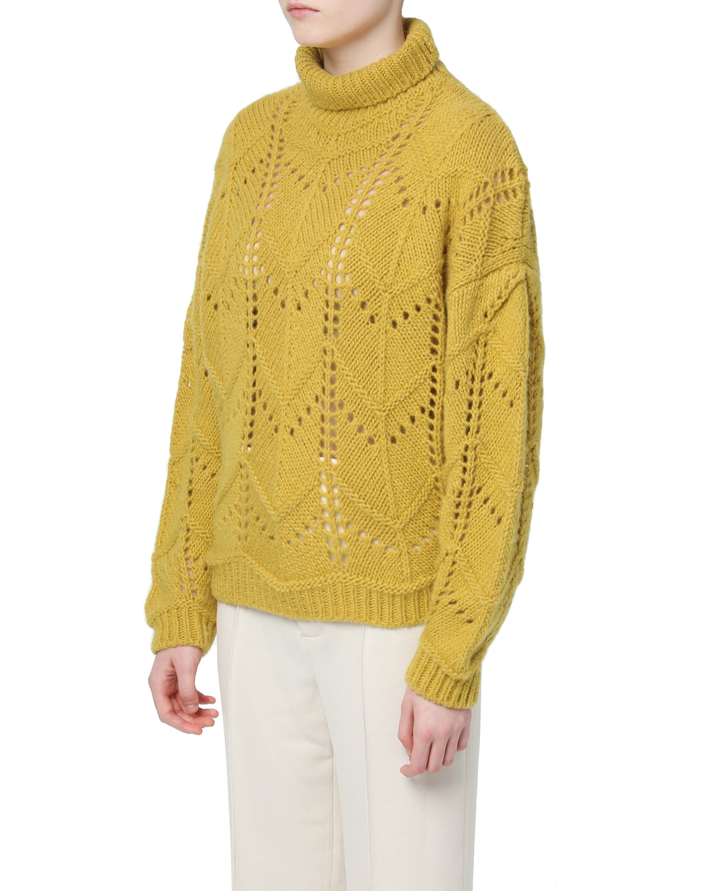 IRO Crochet turtleneck sweater