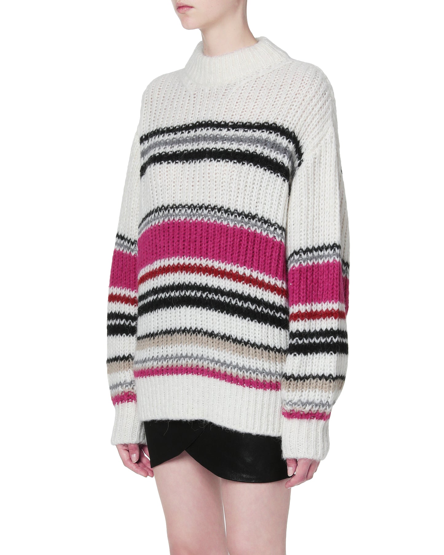 IRO Striped high neck sweater