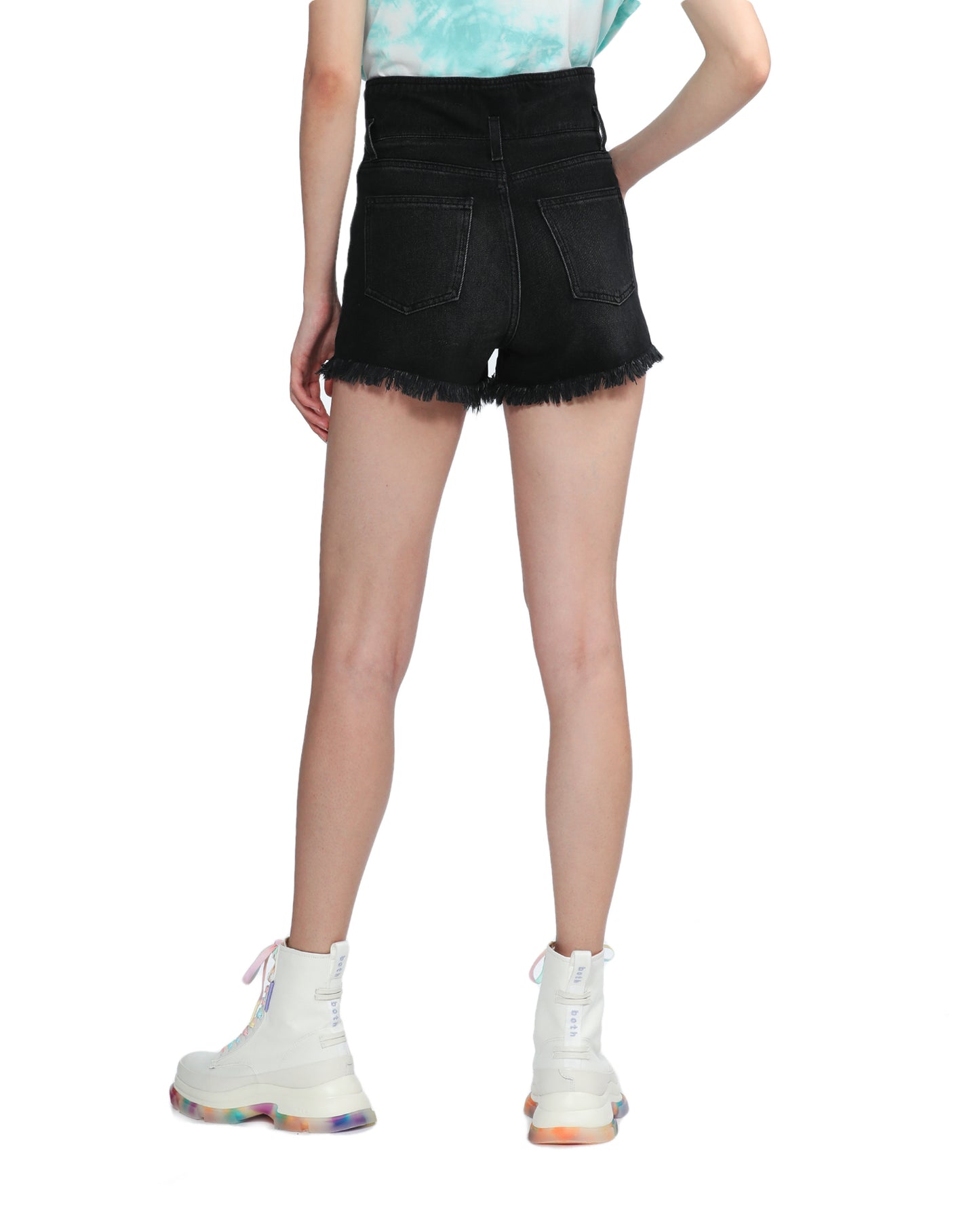 IRO Zipped front denim shorts