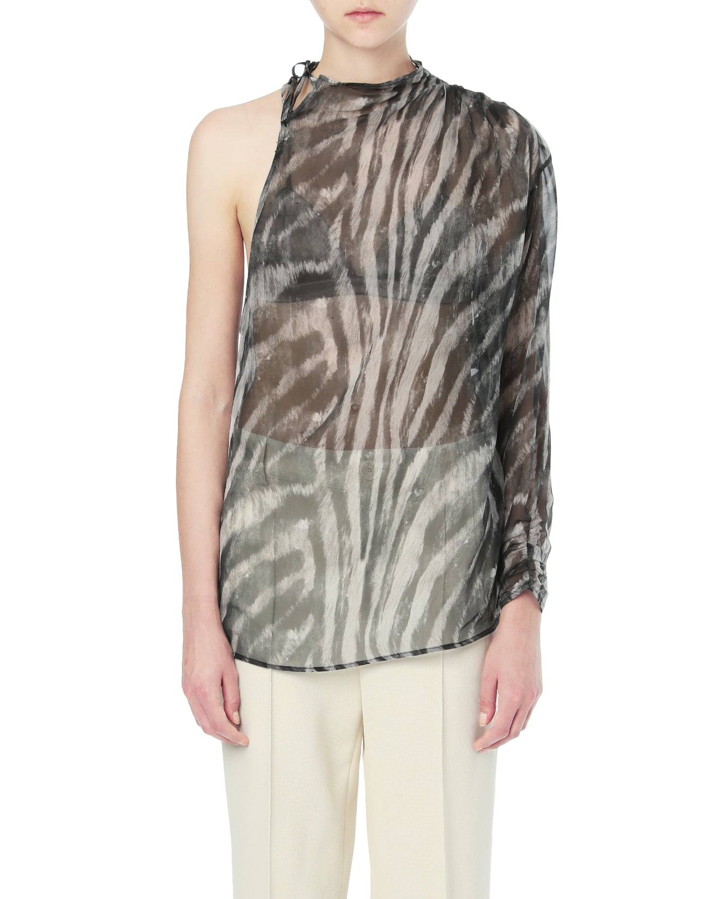 IRO Gaia zebra print top