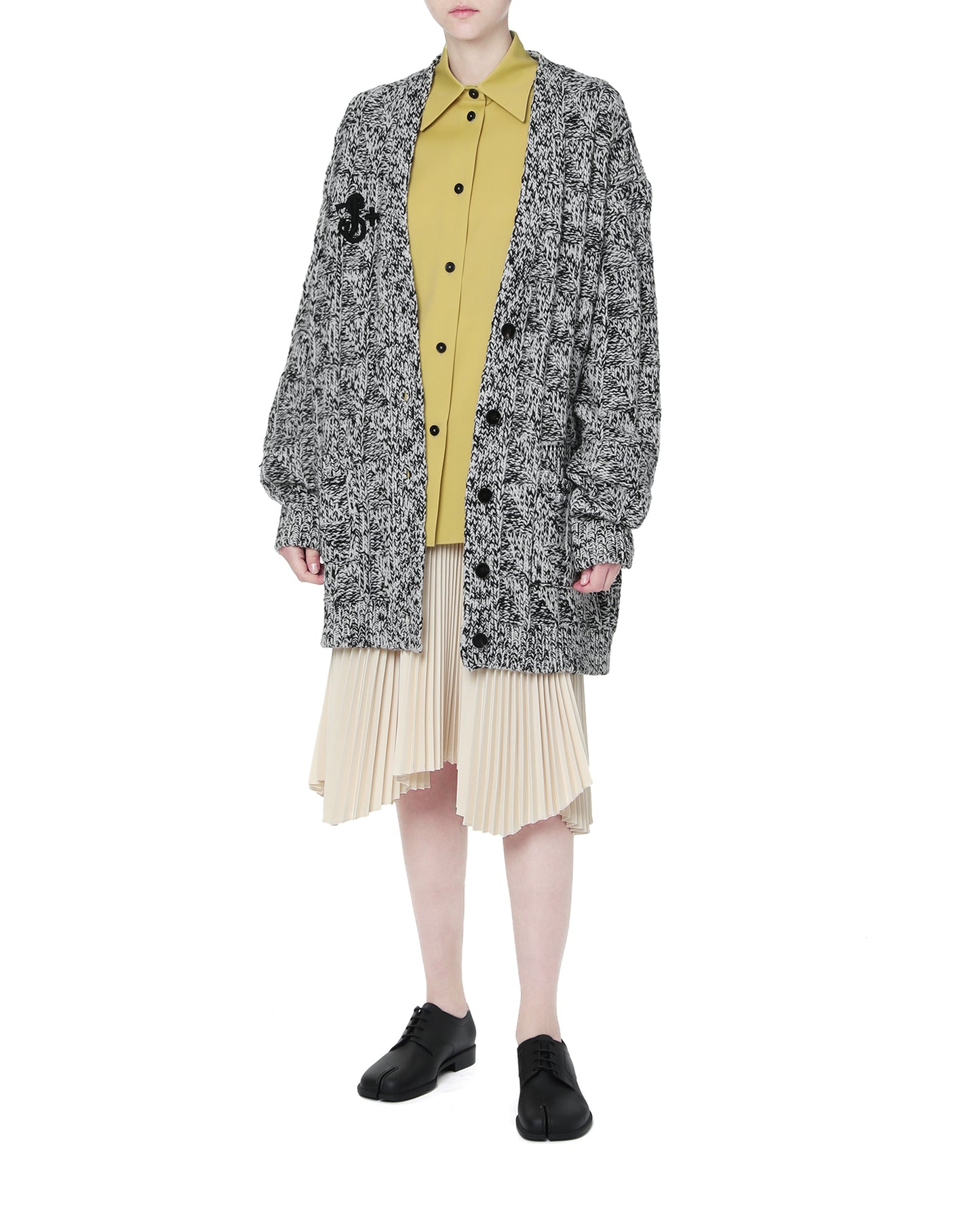 JIL SANDER Logo cardigan