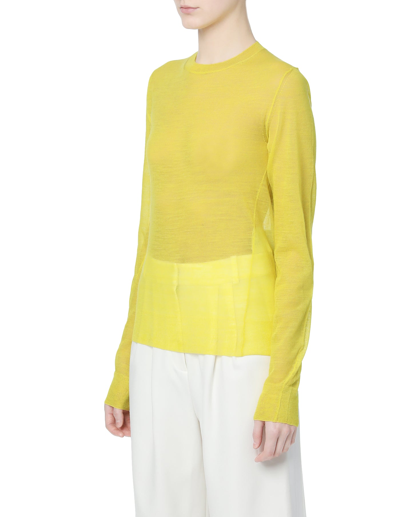 JIL SANDER Sheer knit sweater