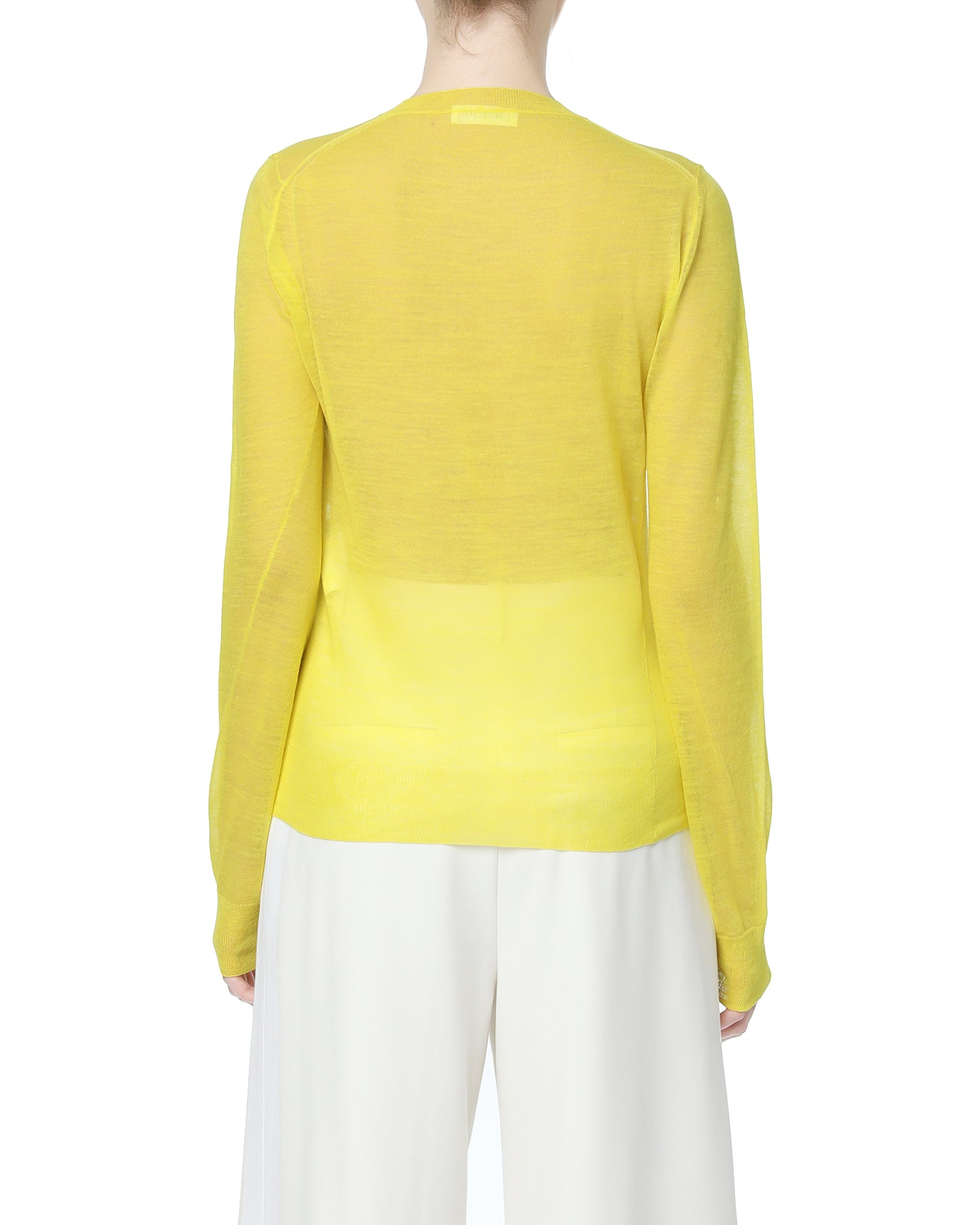 JIL SANDER Sheer knit sweater