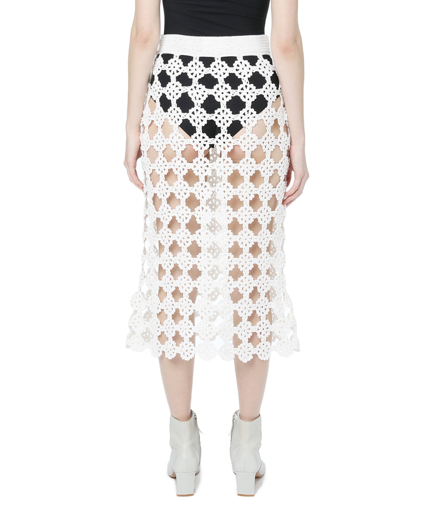 JIL SANDER Crochet skirt