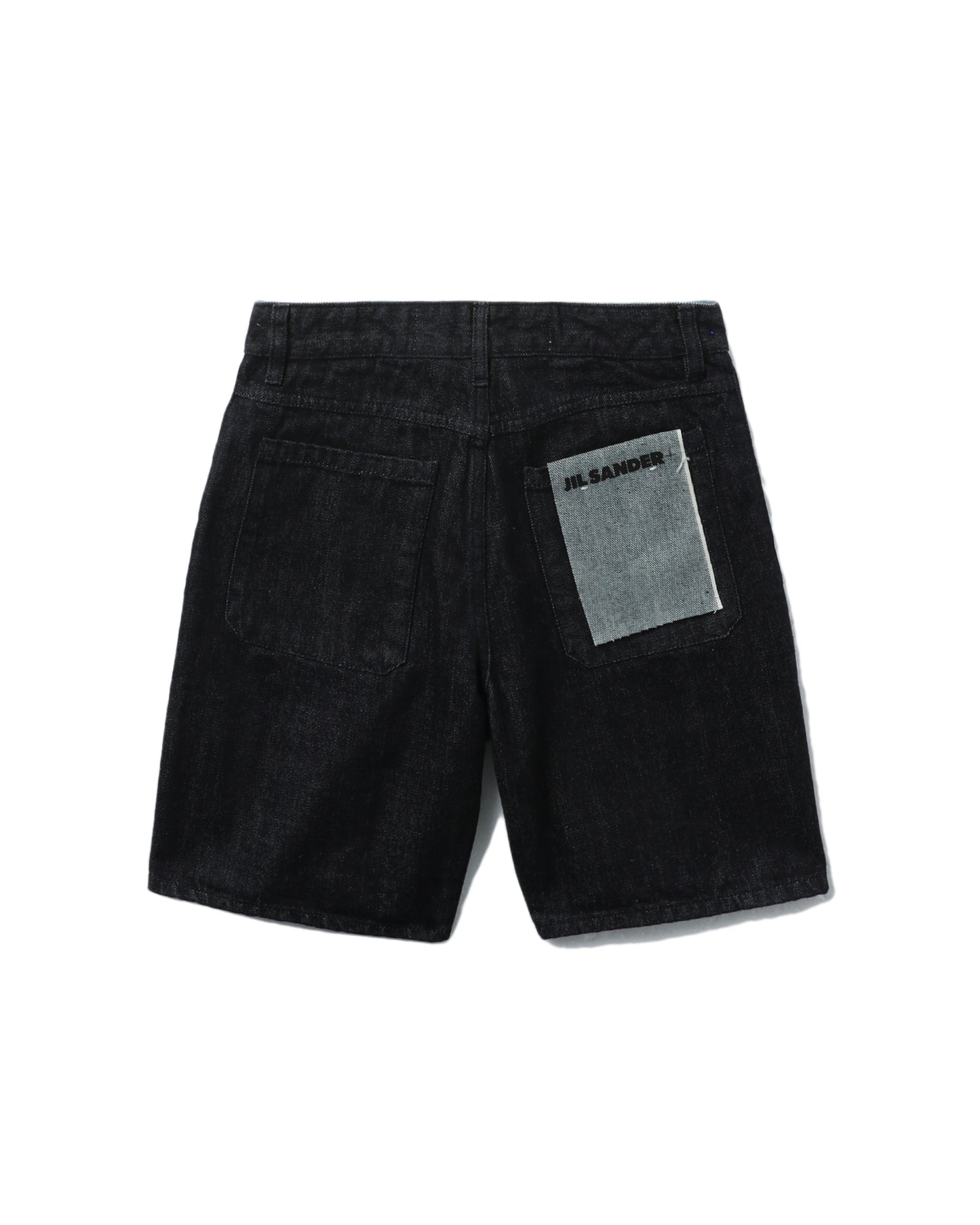 JIL SANDER Back pocket logo patch shorts