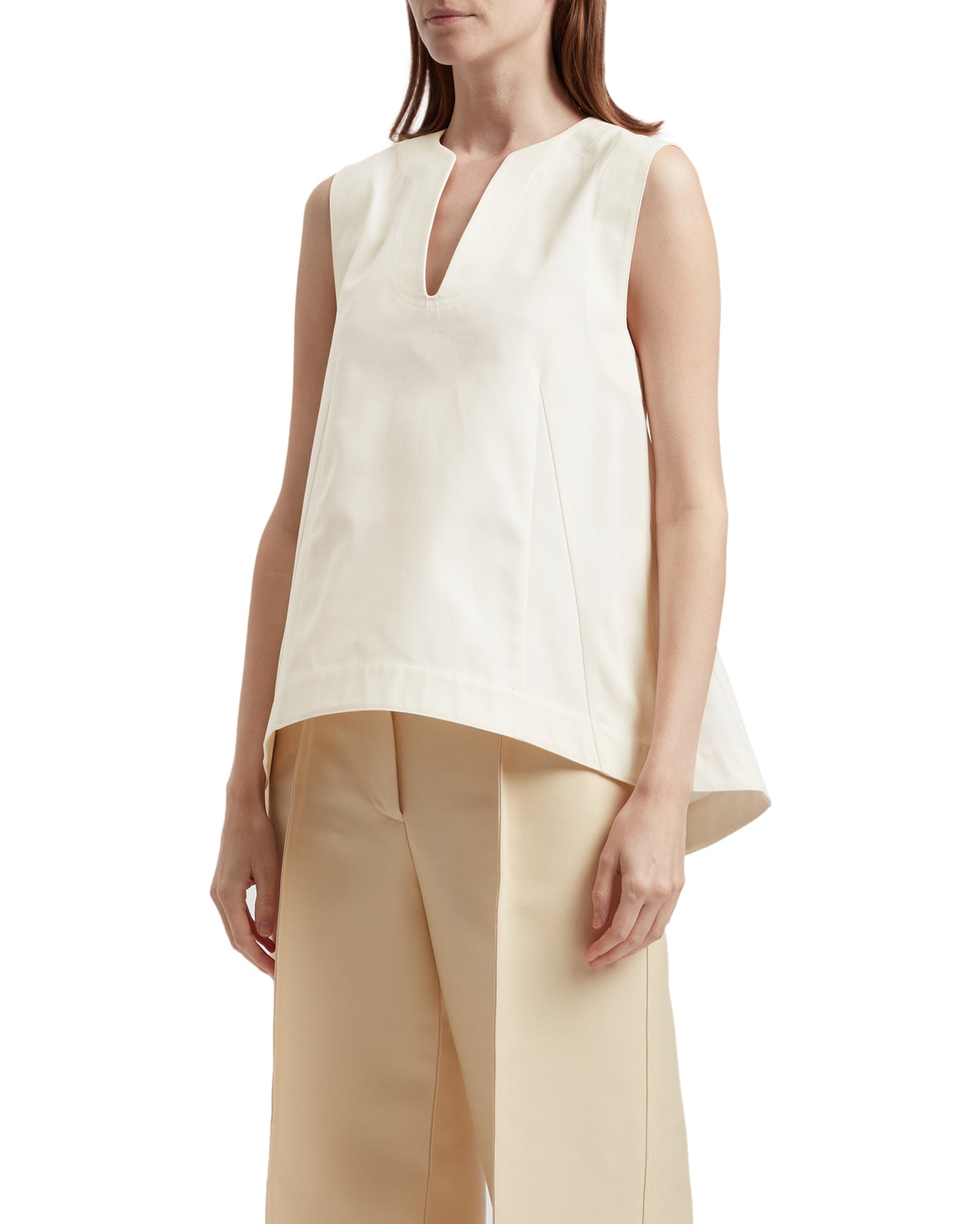 JIL SANDER Voluminous sleeveless top