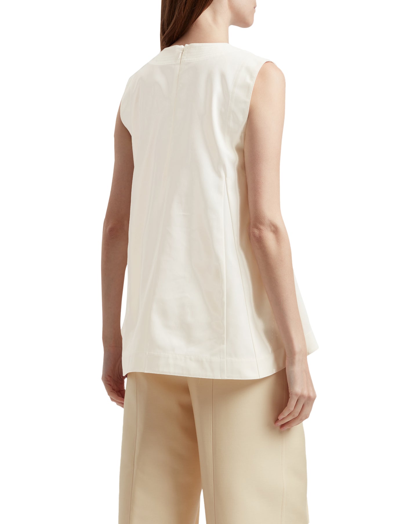 JIL SANDER Voluminous sleeveless top