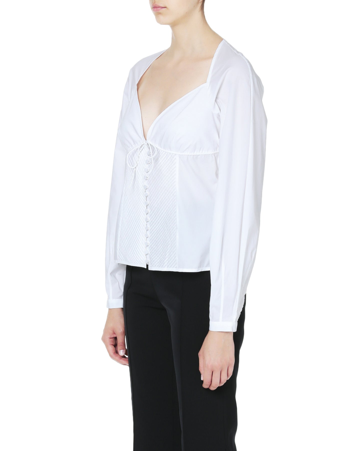 JONATHAN SIMKHAI June pintucked top