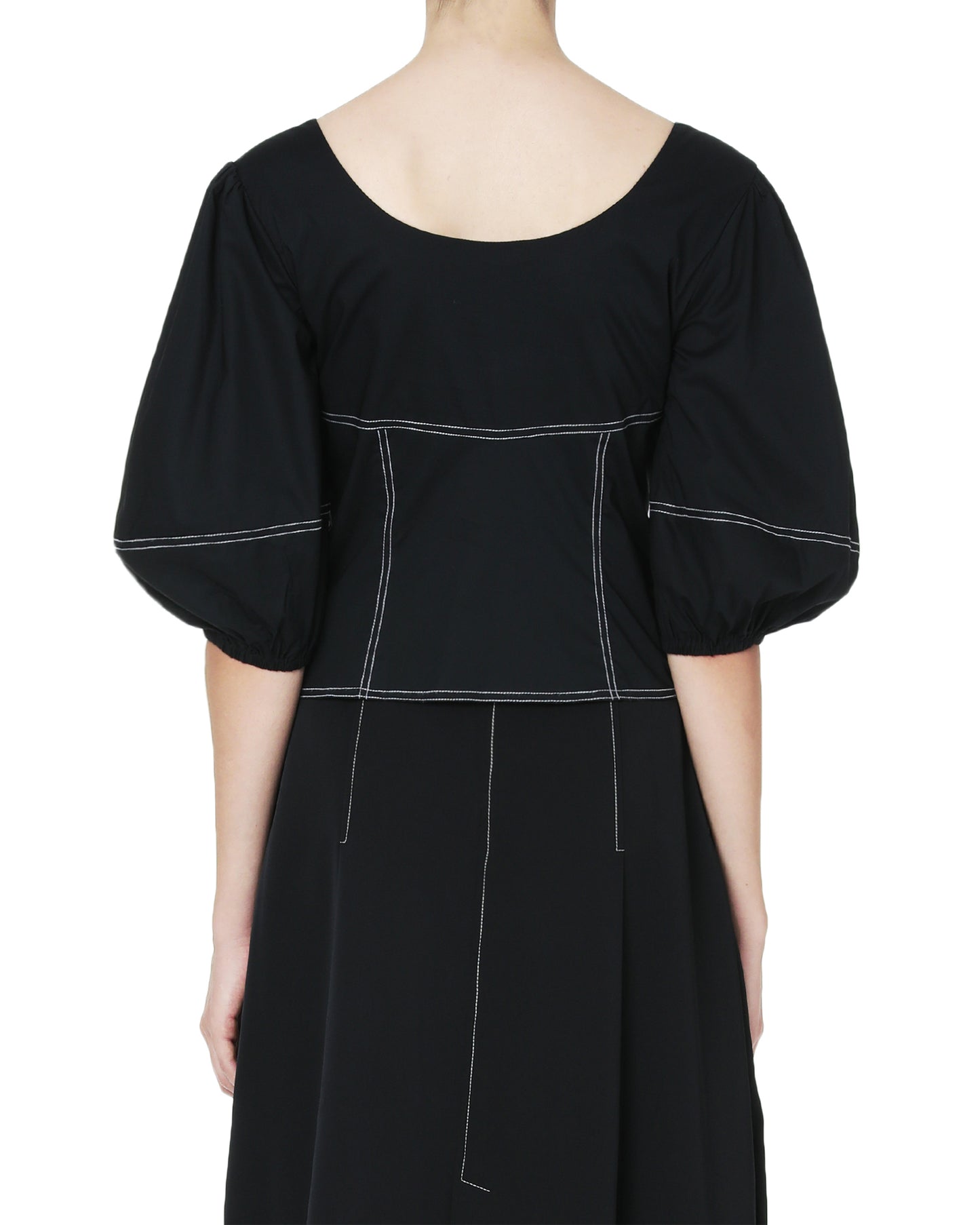 JONATHAN SIMKHAI Joy puff sleeves top