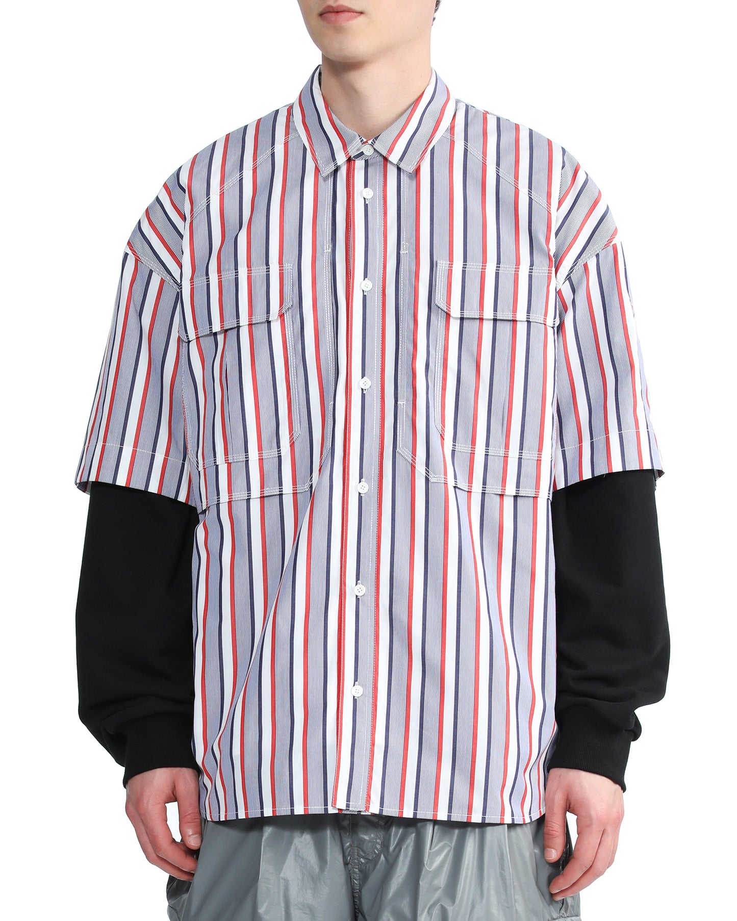 JUUN.J Striped short sleeve shirt