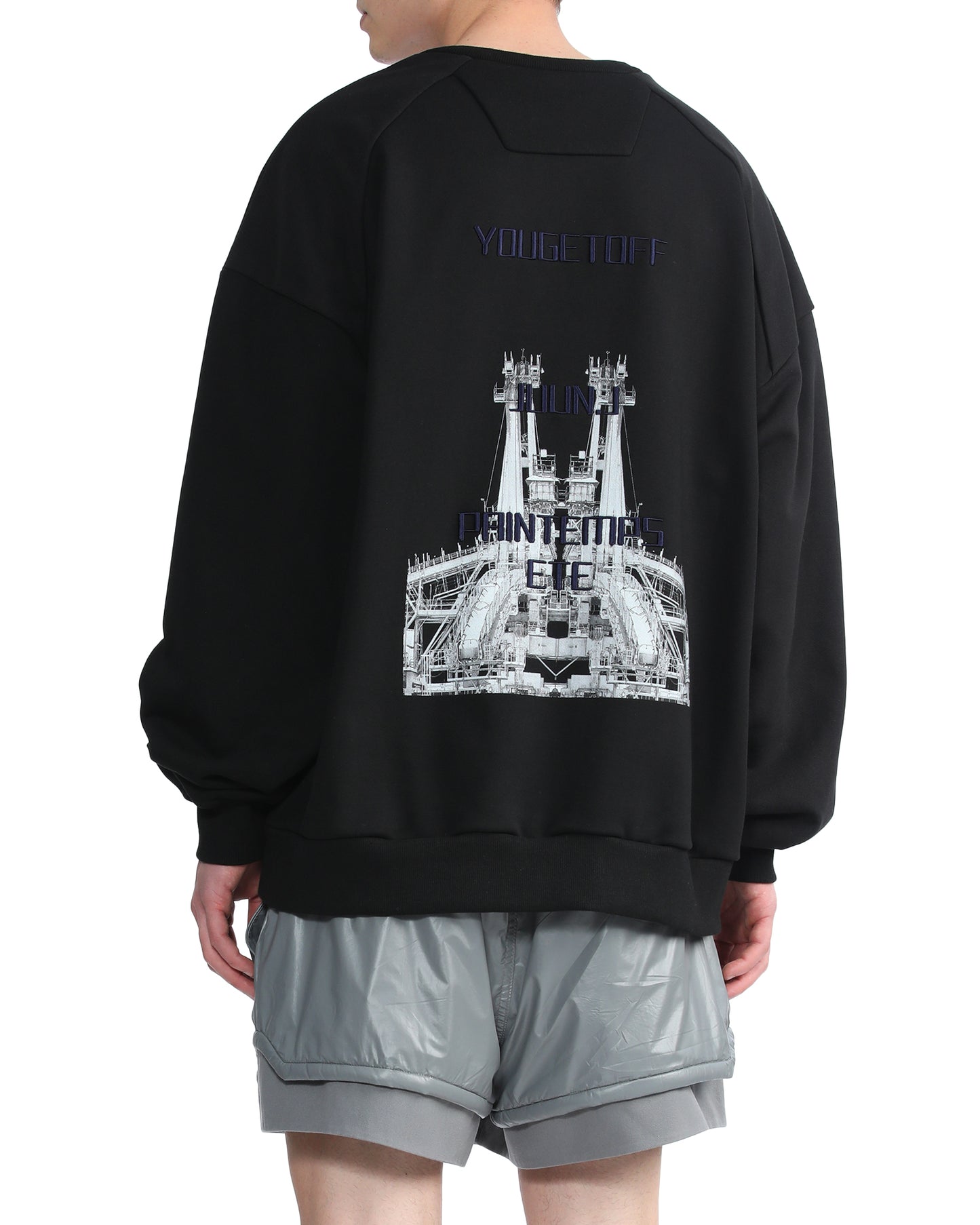 JUUN.J Graphic print back sweatshirt