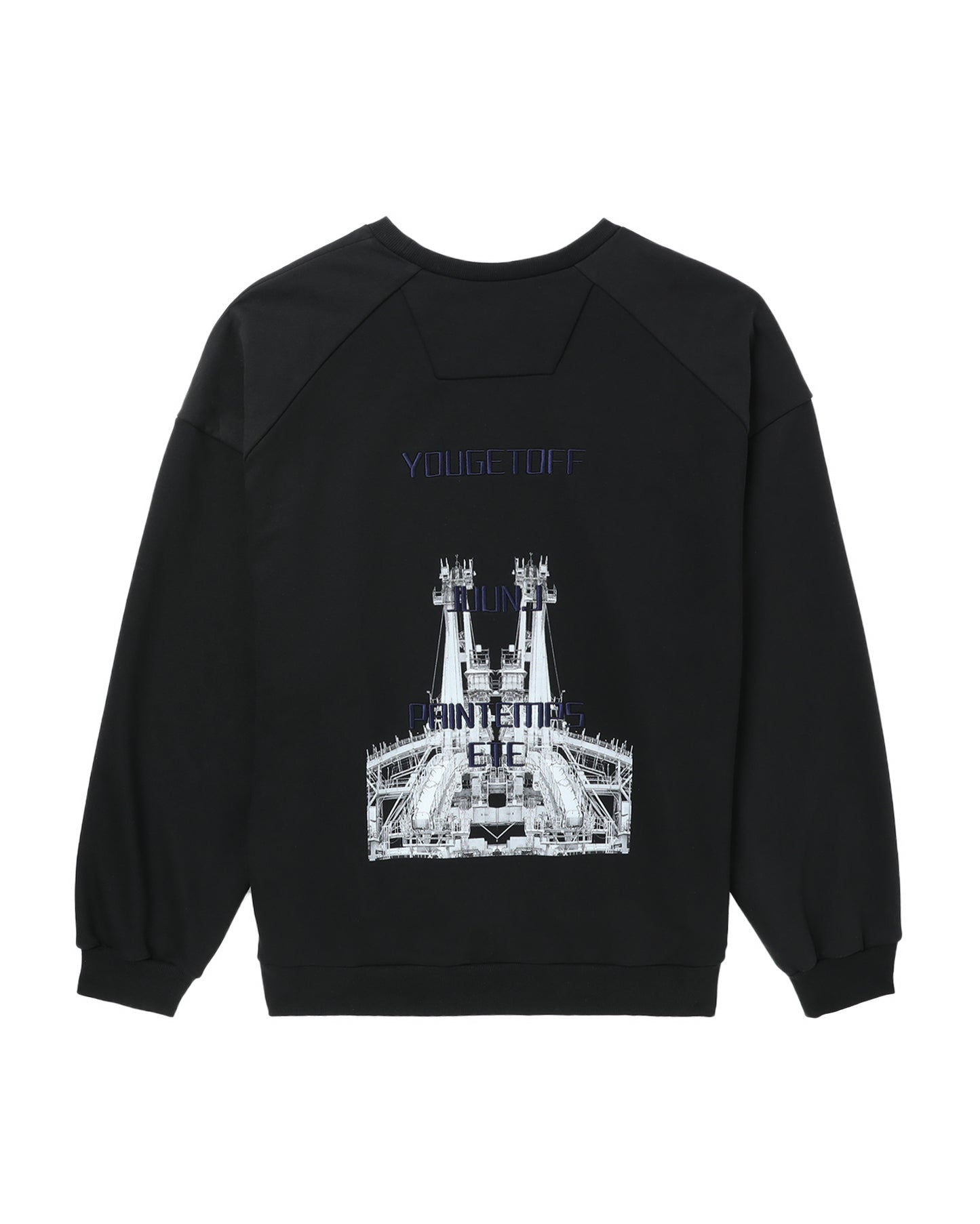 JUUN.J Graphic print back sweatshirt