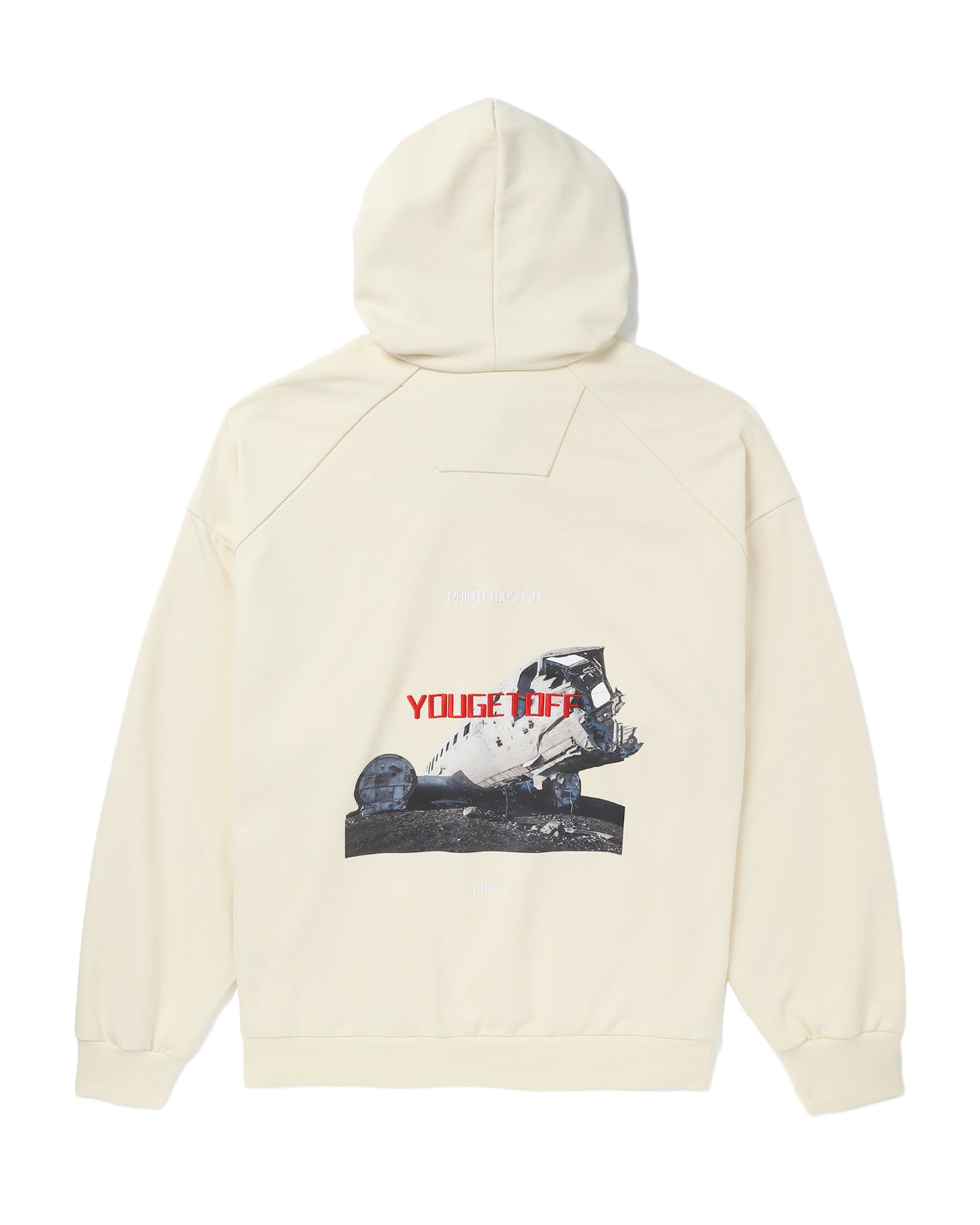 JUUN.J Hoodie with "You get off" print