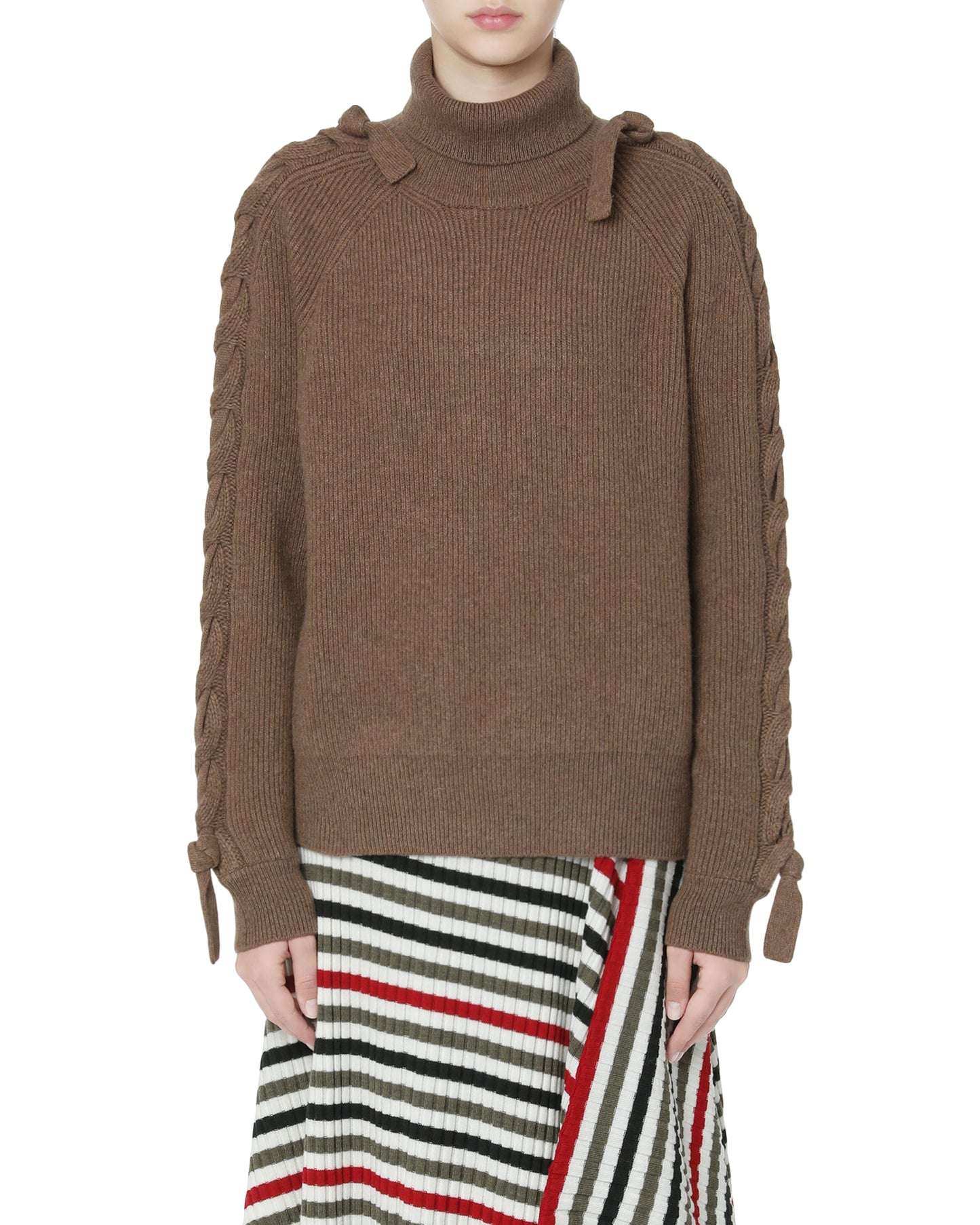 JW ANDERSON Cable-knit sleeves sweater