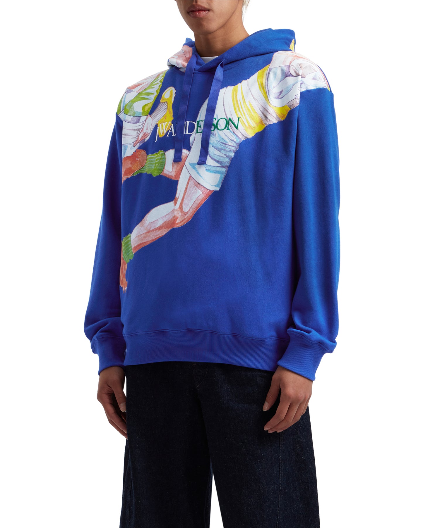 JW ANDERSON Rugby print hoodie