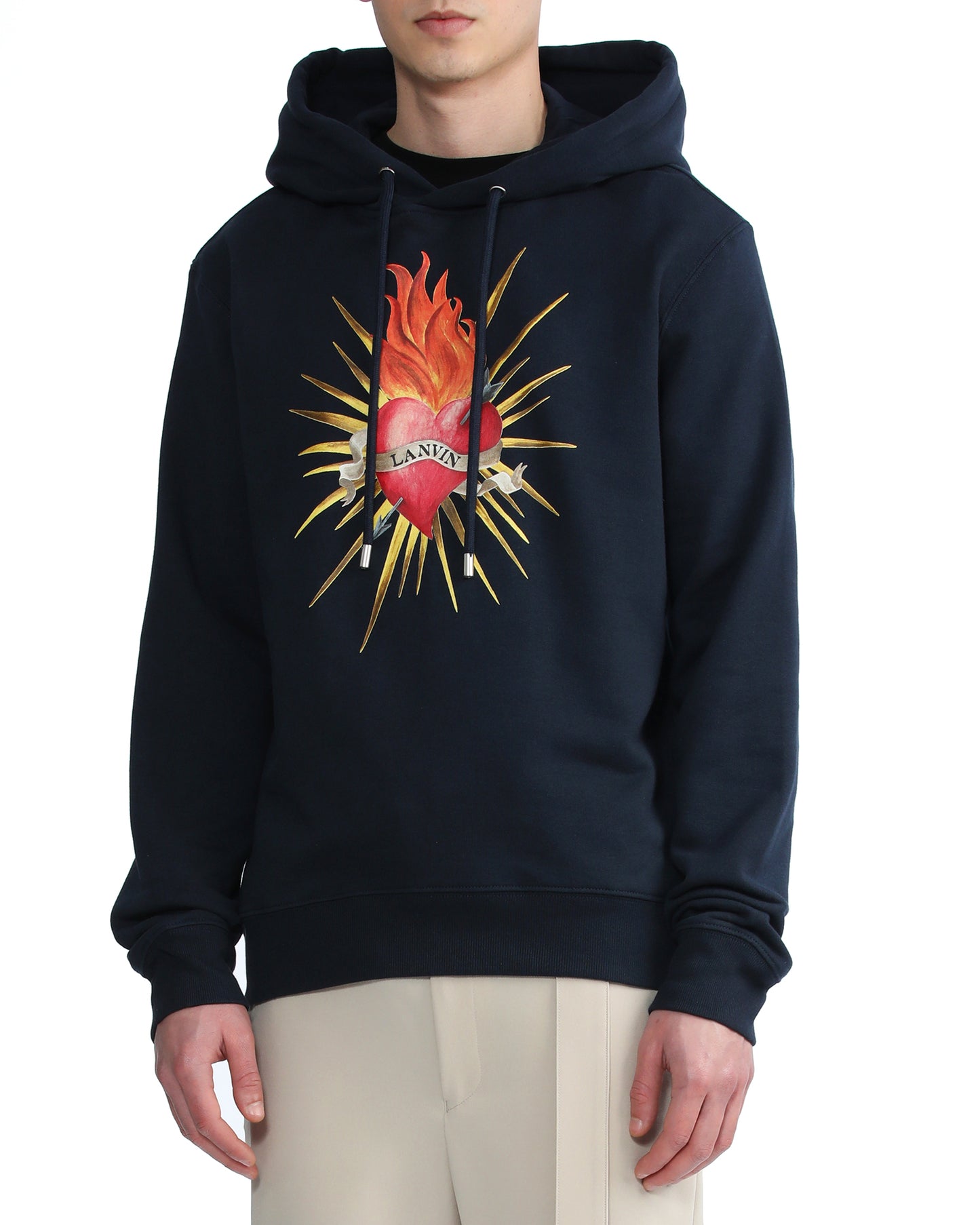 LANVIN Printed hoodie