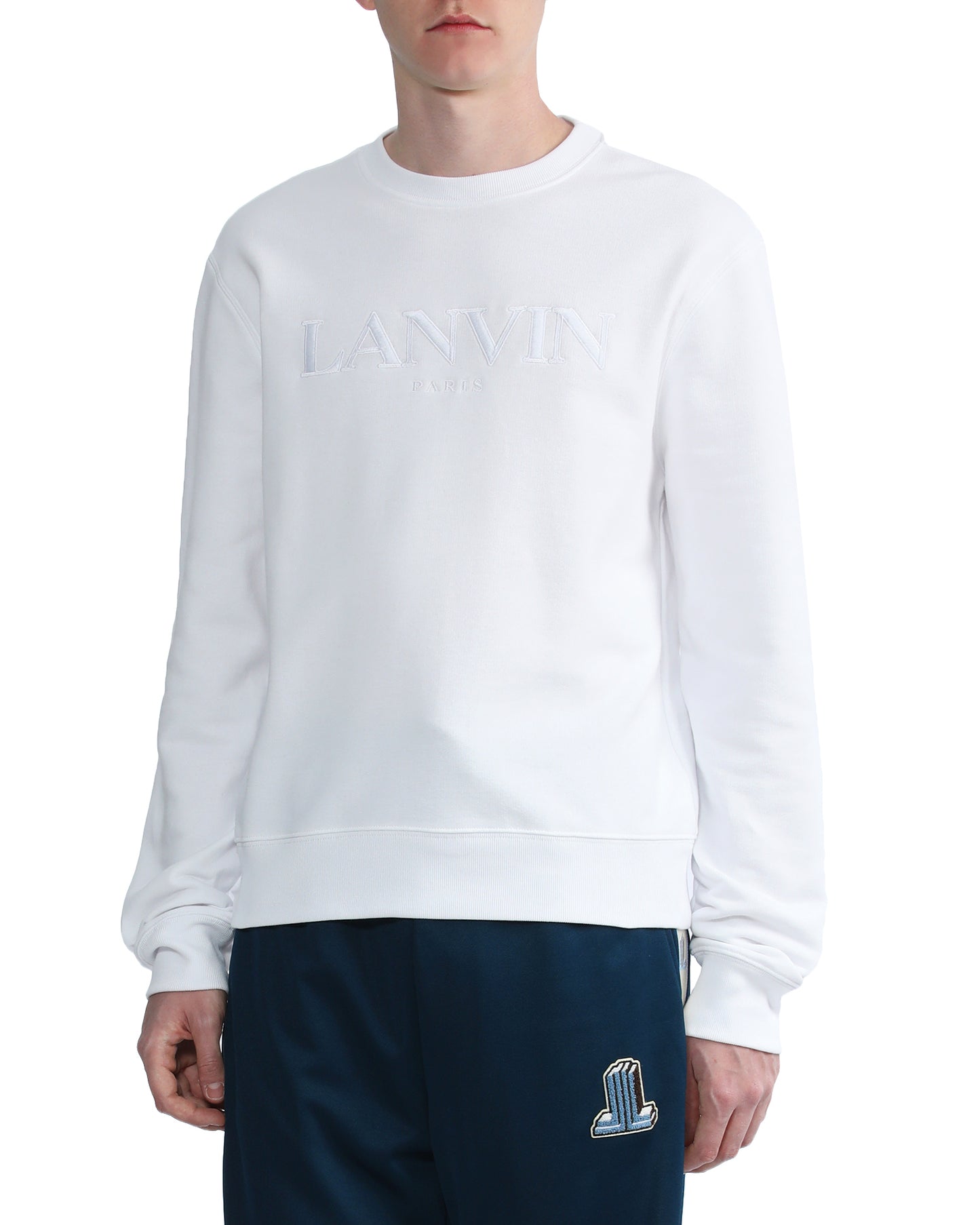 LANVIN Logo embroidered sweat