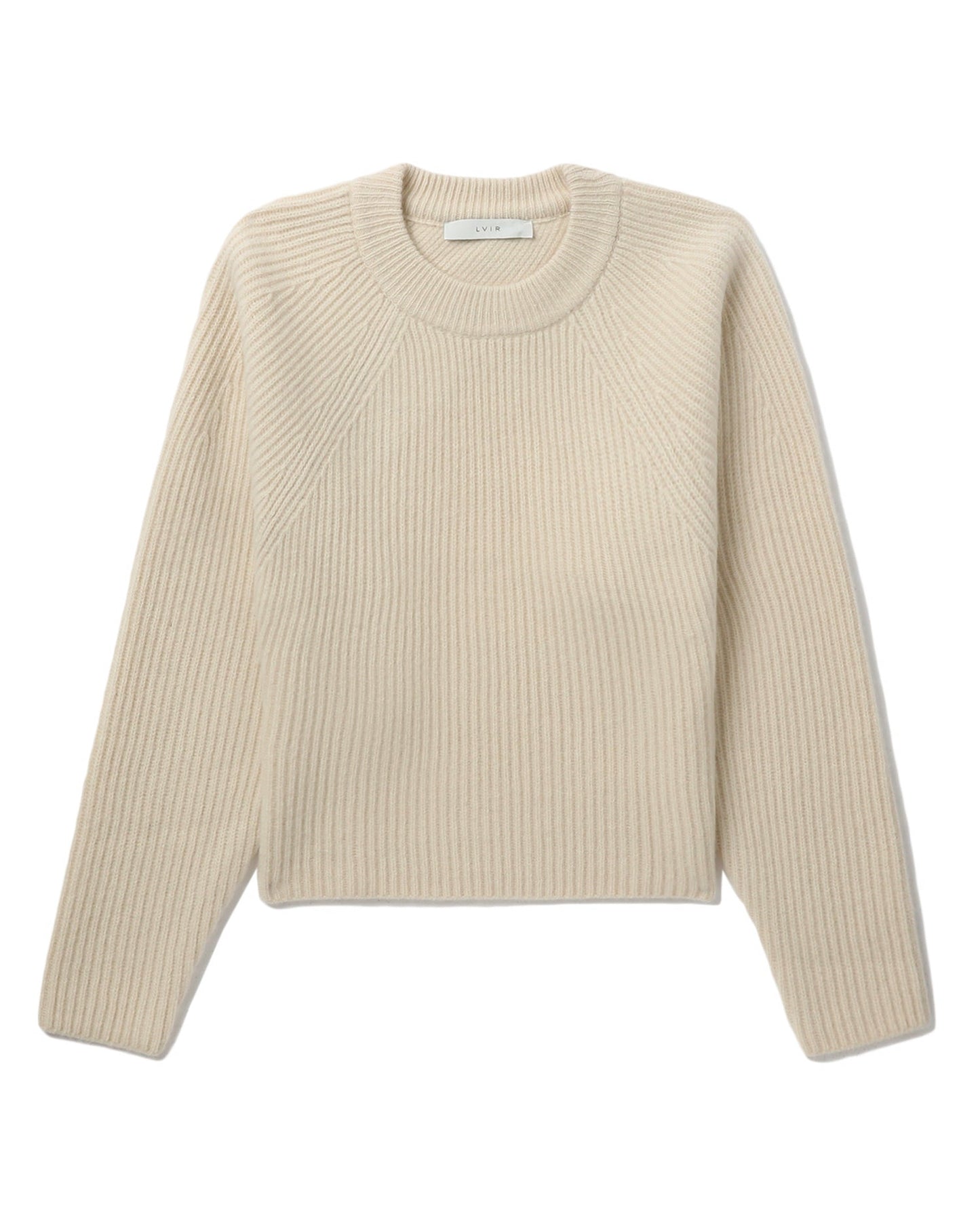 LVIR Open back knit crew neck