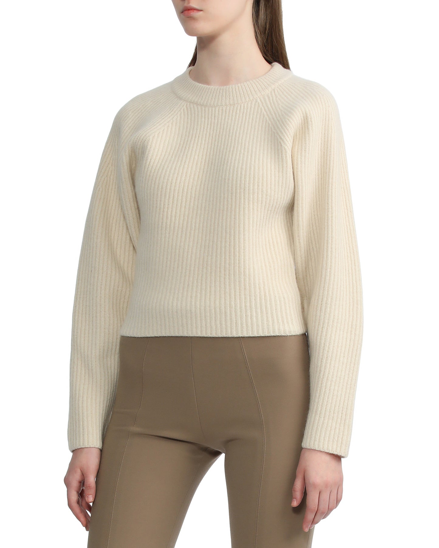 LVIR Open back knit crew neck