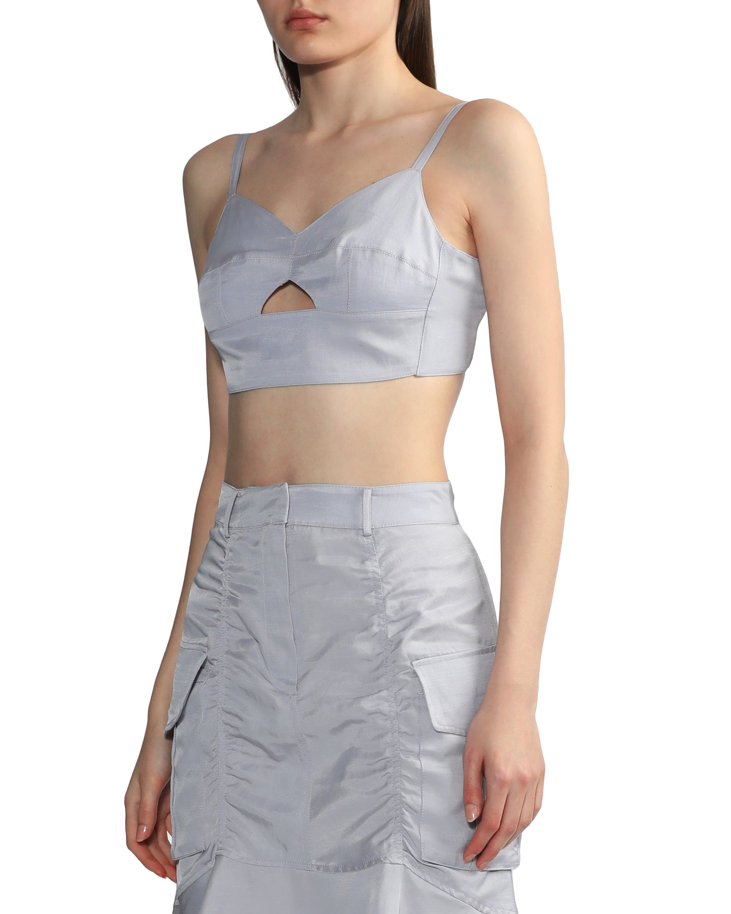 LVIR Satin bending bralette