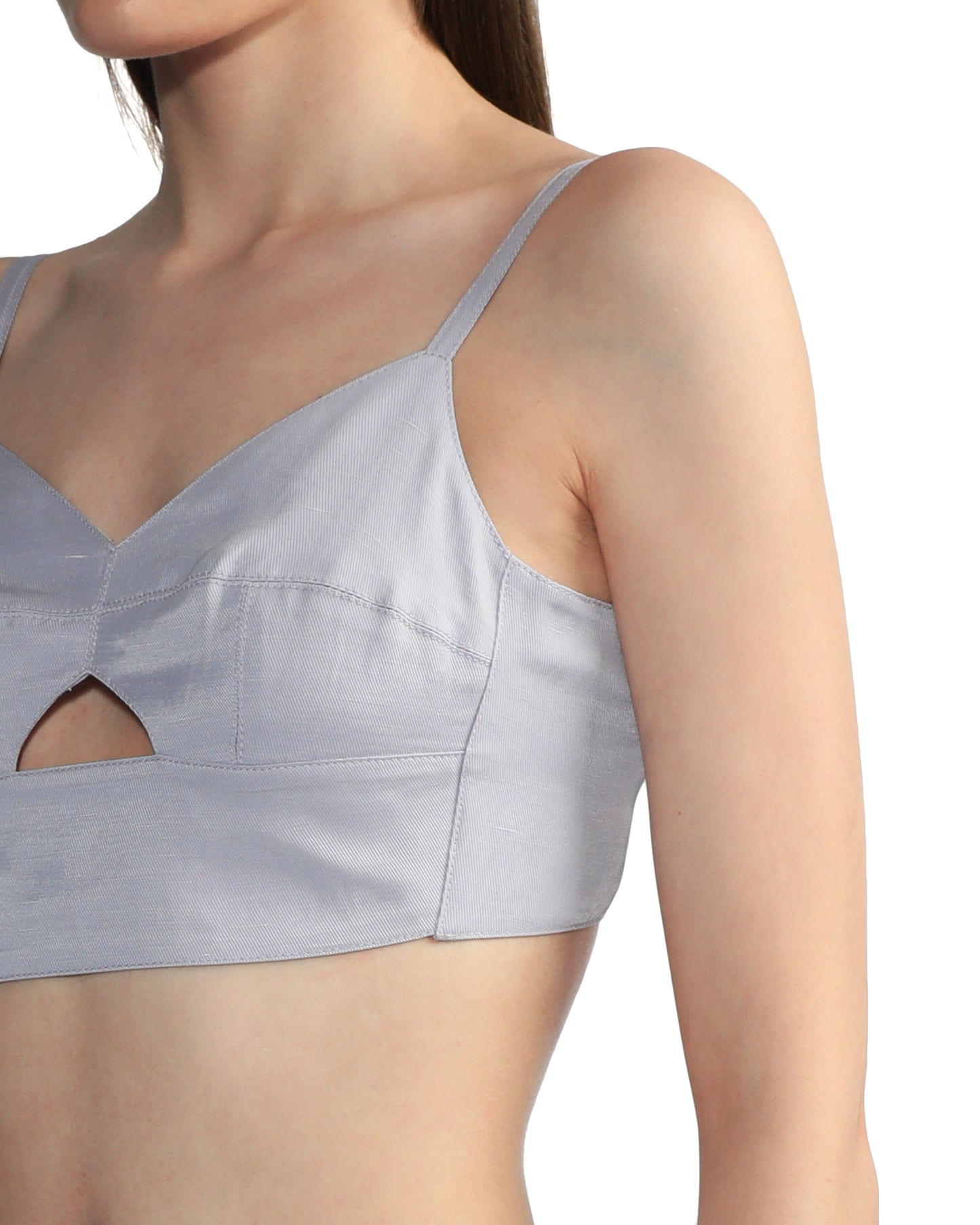 LVIR Satin bending bralette