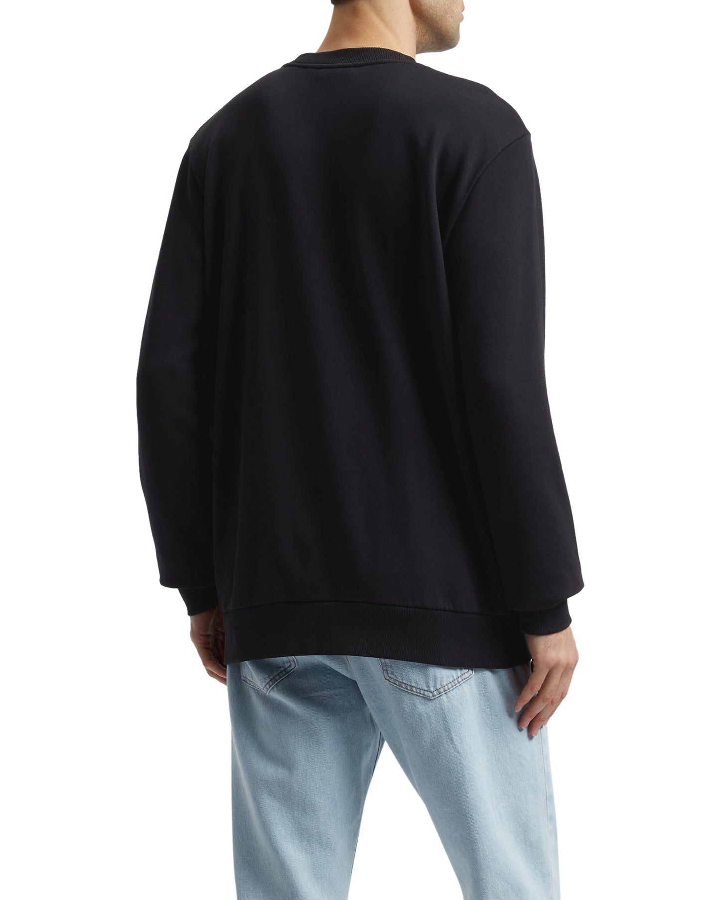 MARCELO BURLON Cross round neck sweatshirt