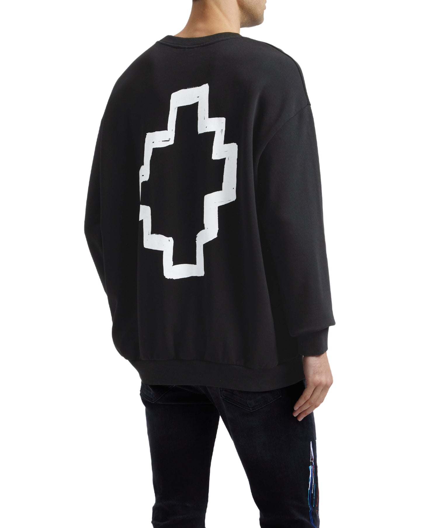 MARCELO BURLON Tempera round neck sweater