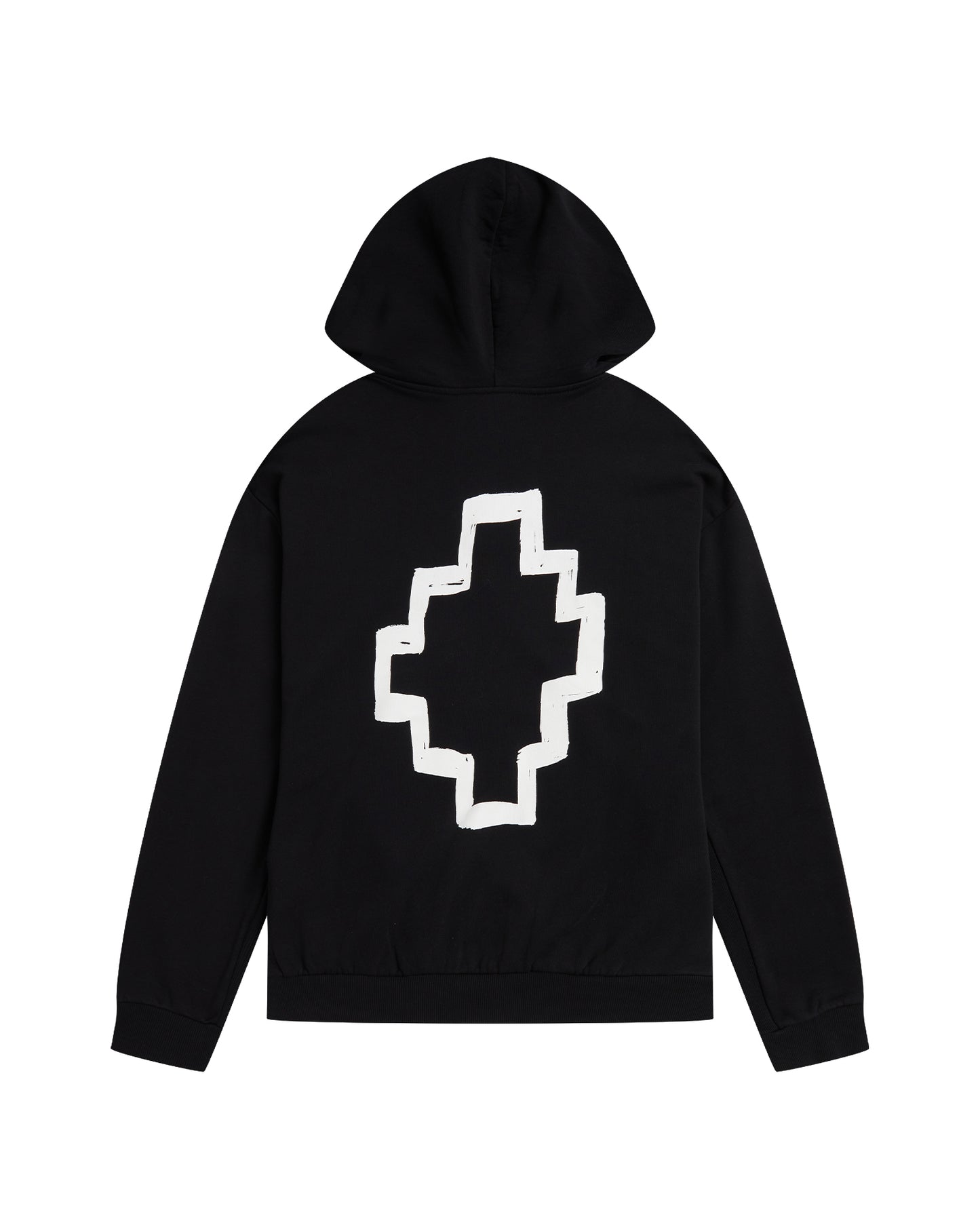 MARCELO BURLON Tempera over cross logo hoodie