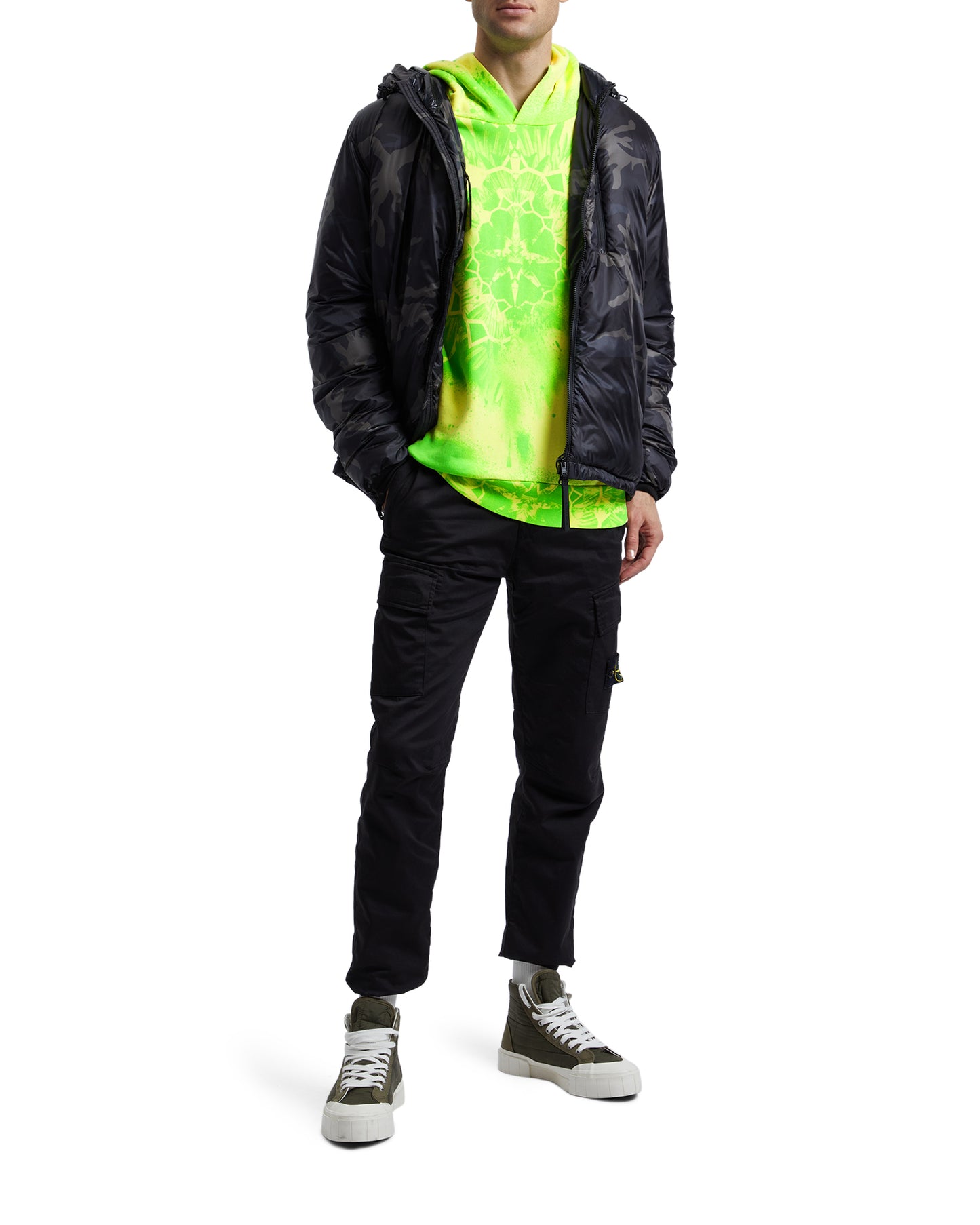 MARCELO BURLON Kaleidoscope wings hoodie