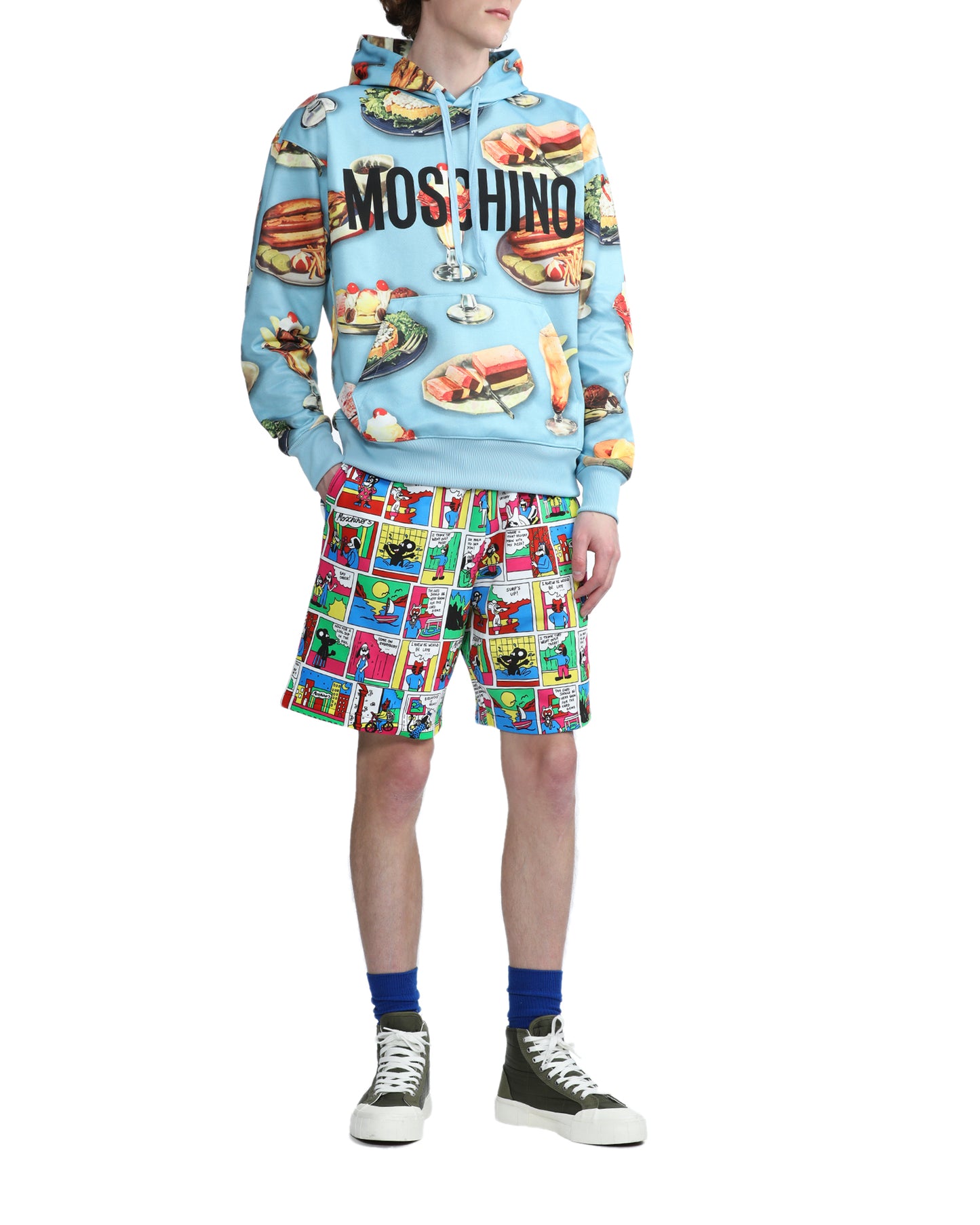 MOSCHINO FOOD print hoodie