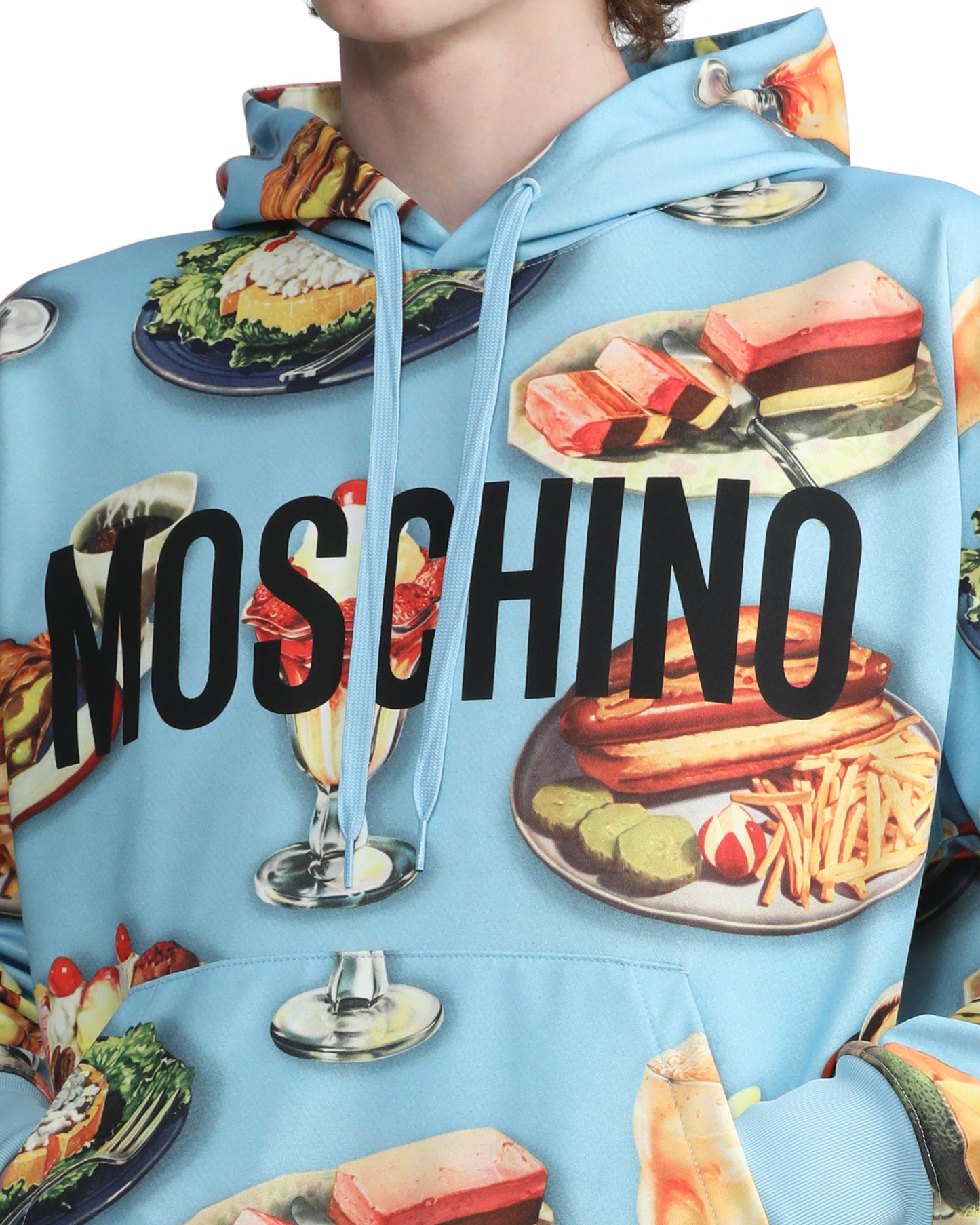 MOSCHINO FOOD print hoodie