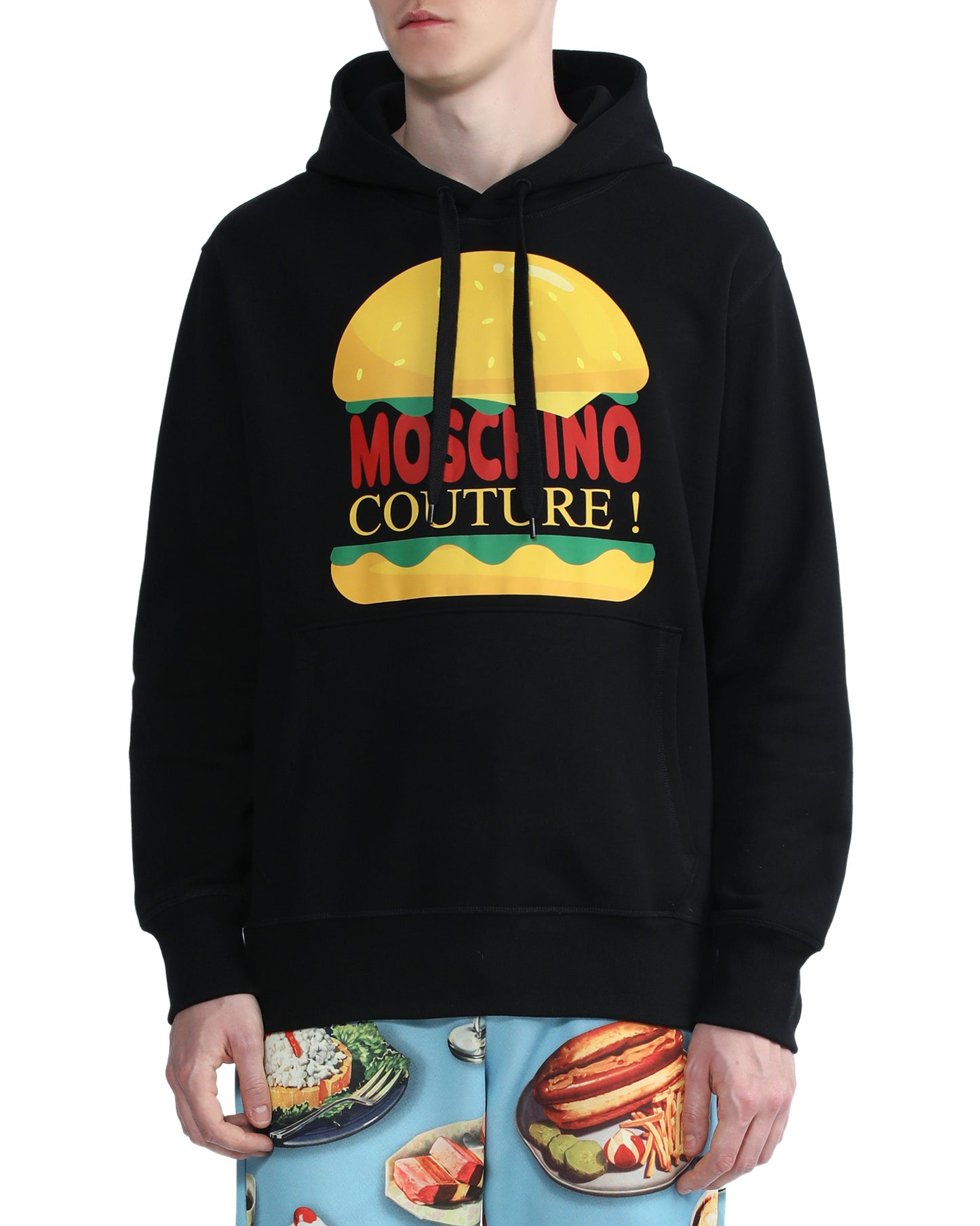 MOSCHINO Burger logo hoodie