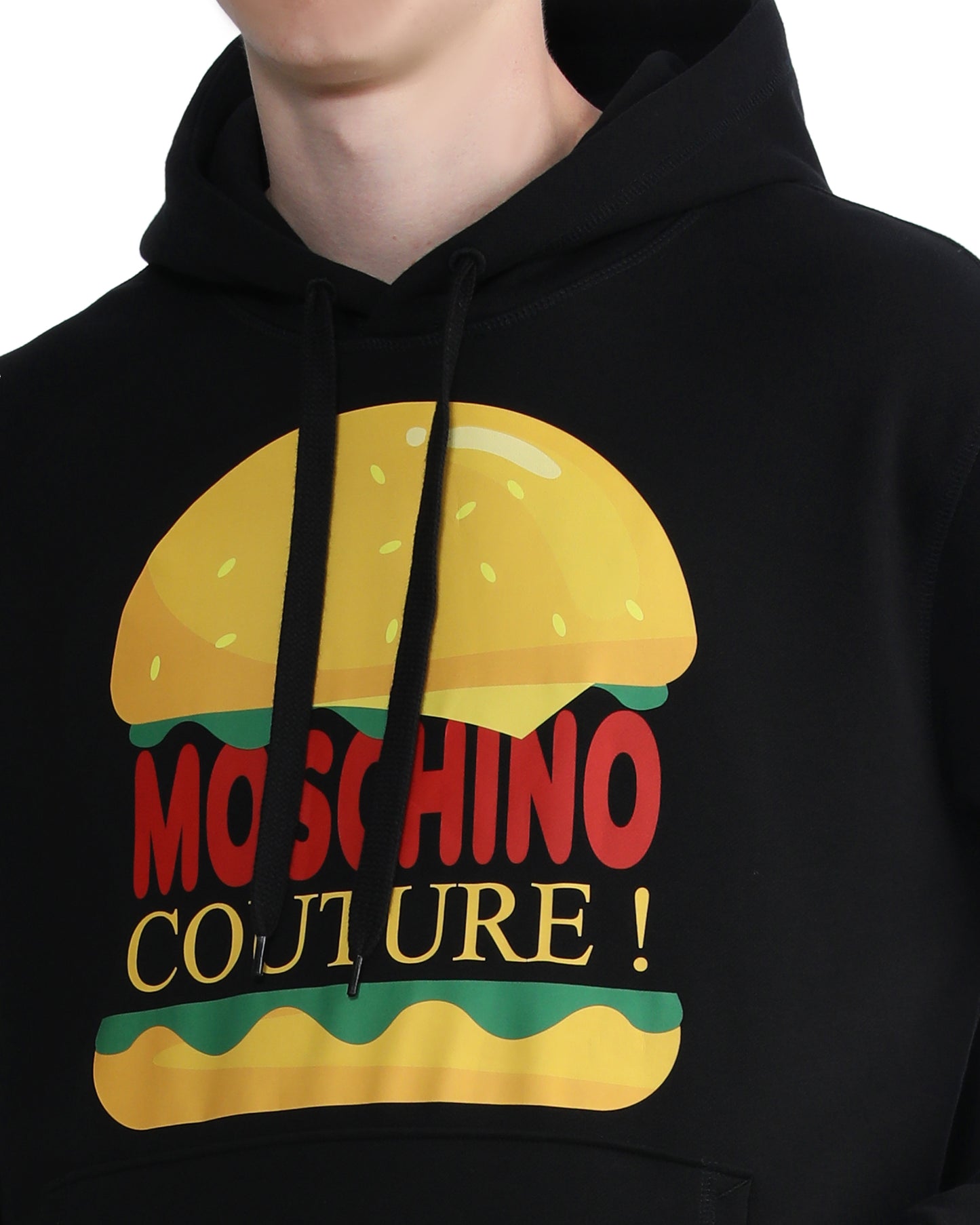 MOSCHINO Burger logo hoodie