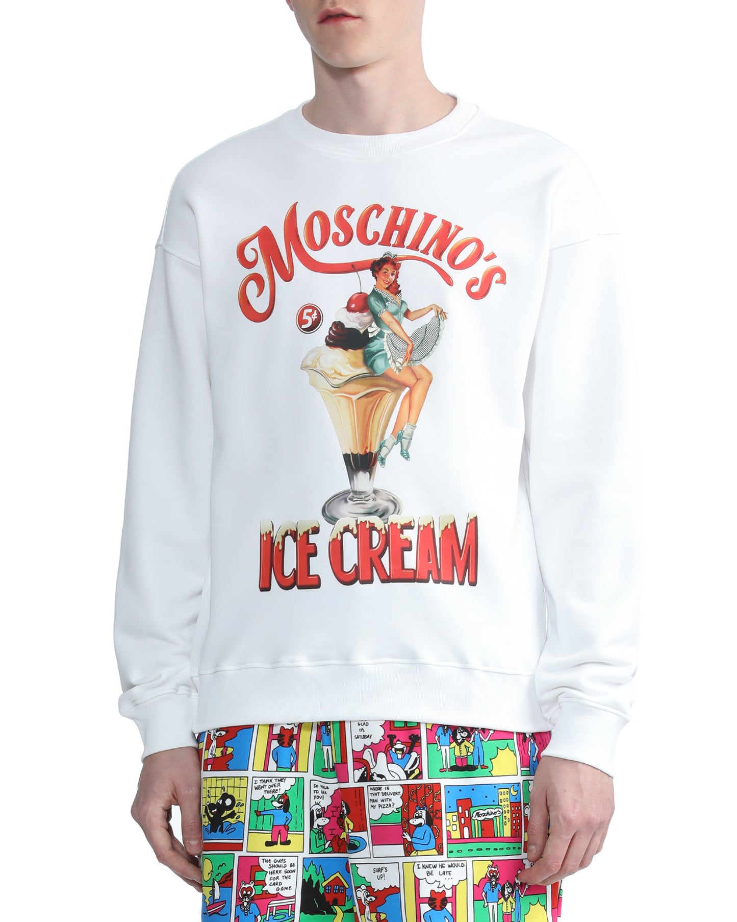 MOSCHINO ice cream sweatshirt