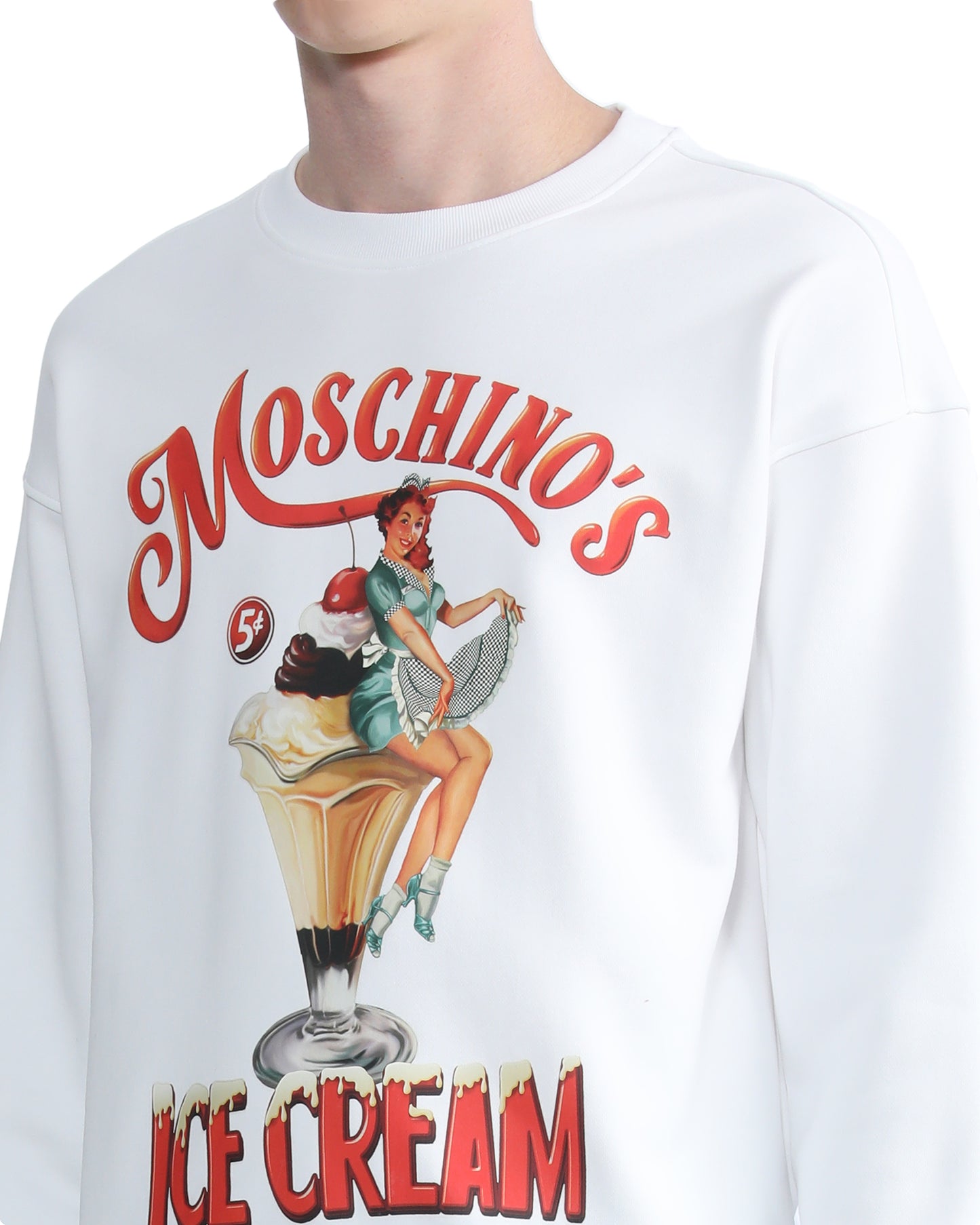 MOSCHINO ice cream sweatshirt