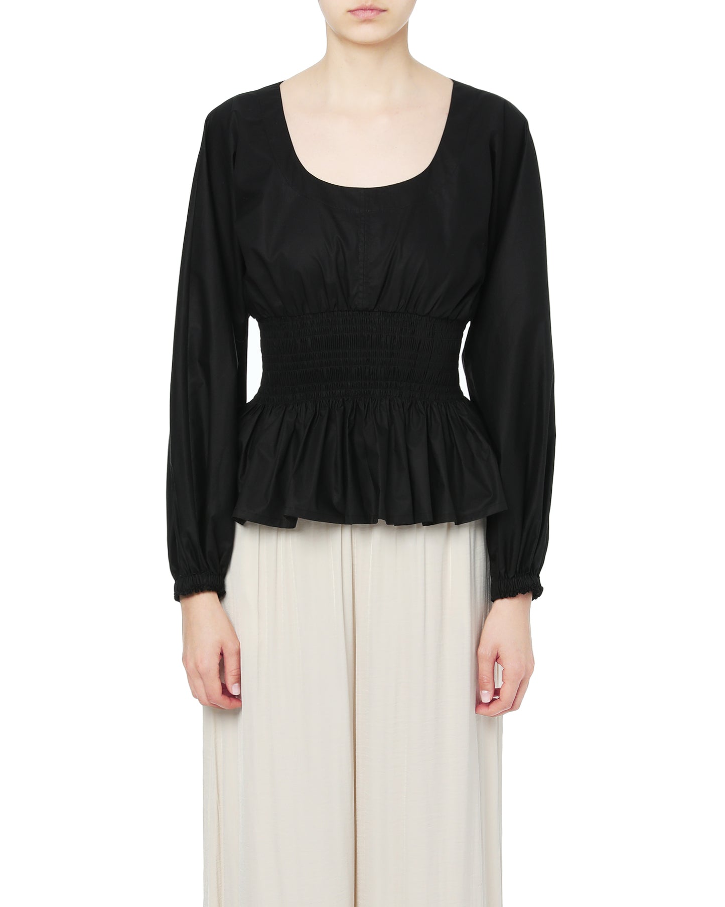 MOLLY GODDARD Shirred waist top