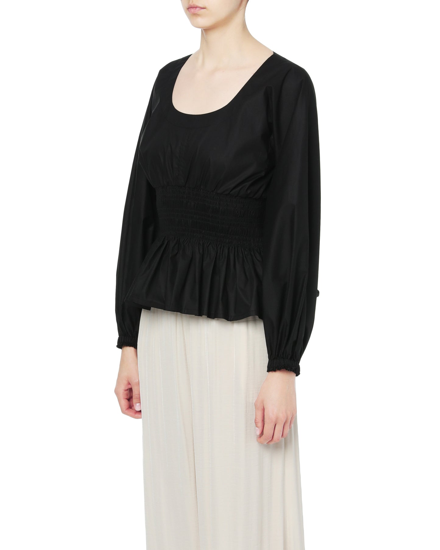 MOLLY GODDARD Shirred waist top