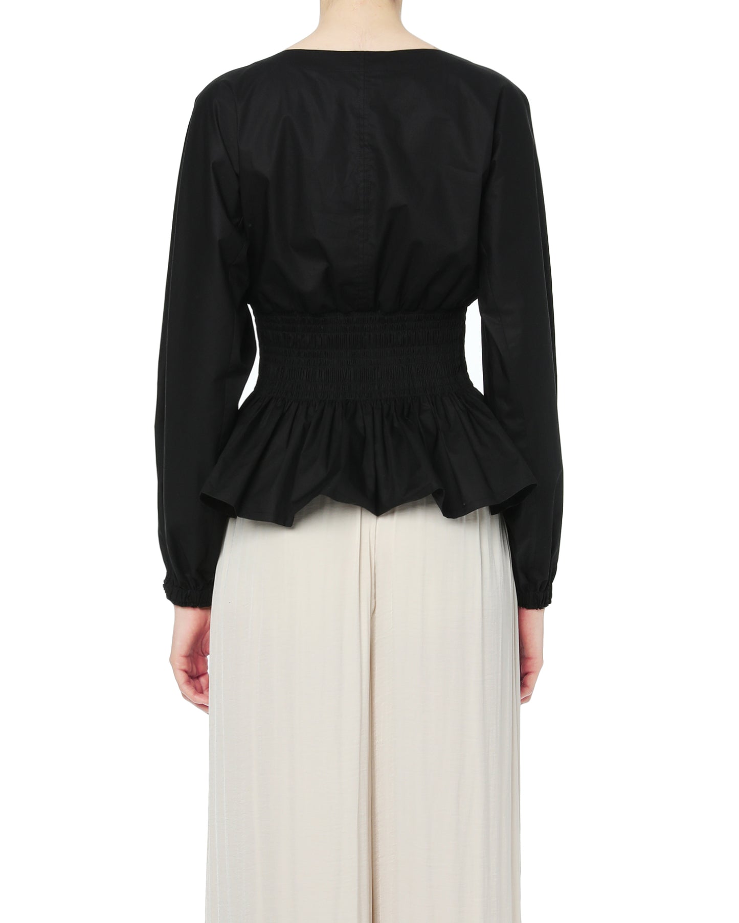 MOLLY GODDARD Shirred waist top